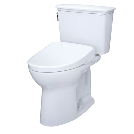 Toto Drake Transitional WASHLET+ S7A Two-Piece Toilet 1.28 GPF Universal Height - Plumbing Market