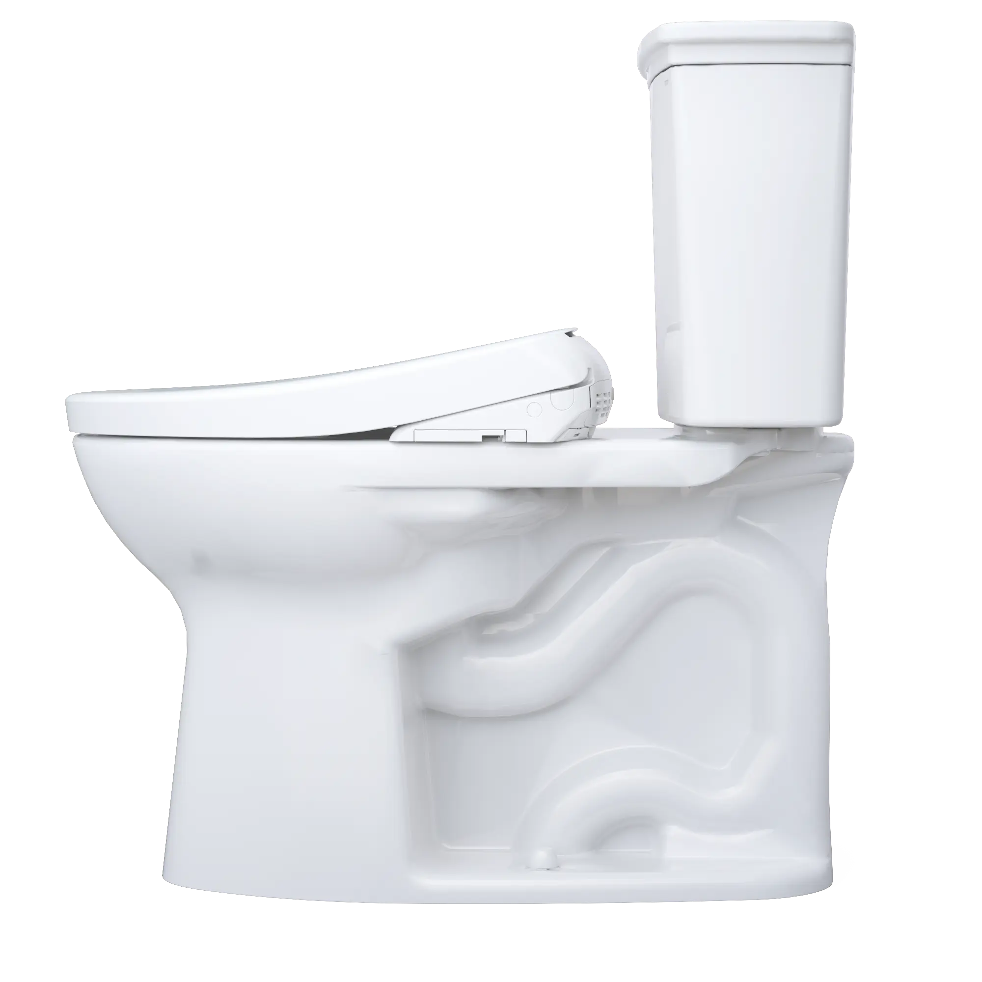 Toto Drake Transitional WASHLET+ S7A Two-Piece Toilet 1.28 GPF Universal Height - Plumbing Market