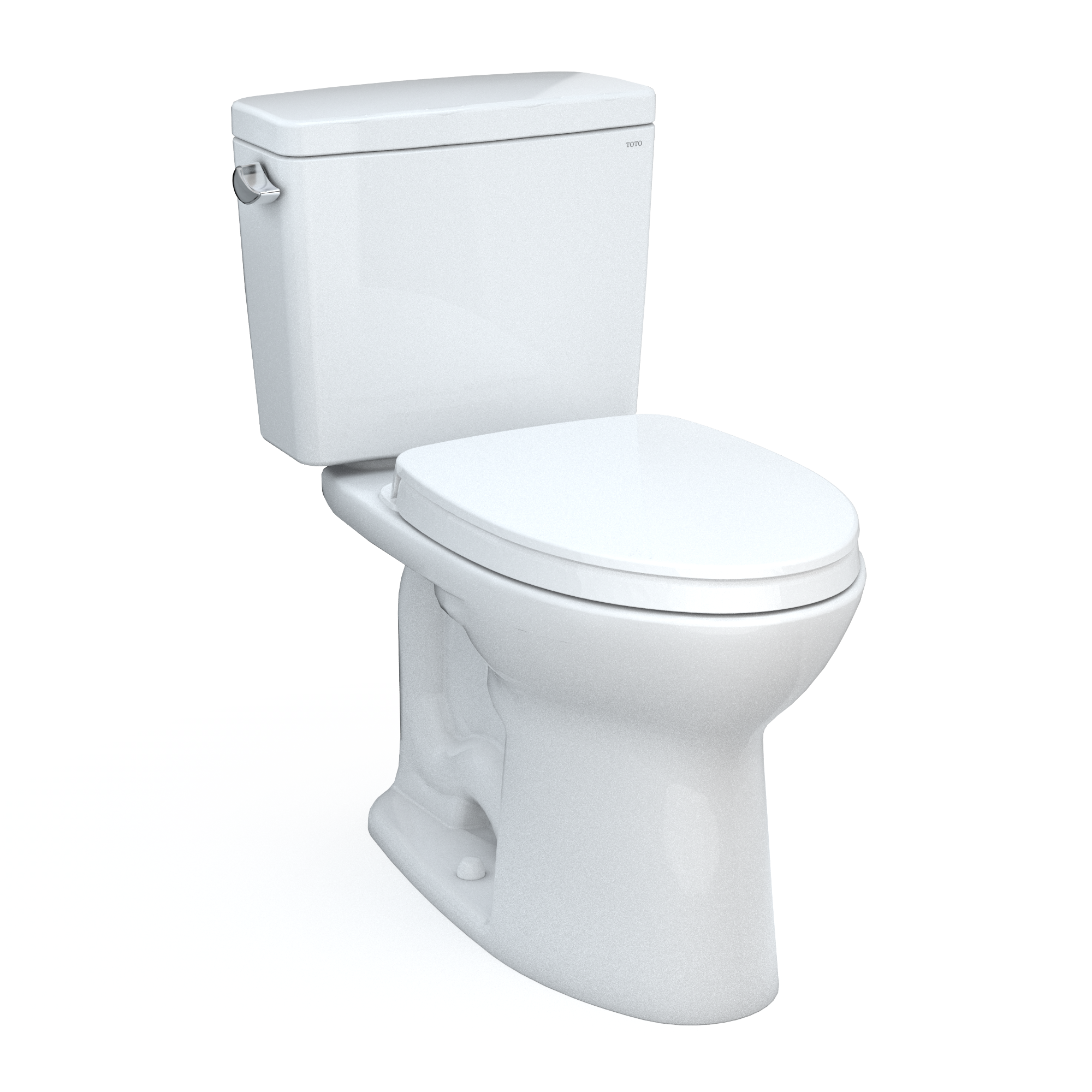 Toto Drake Two-piece Elongated Toilet 1.6gpf Standard Height With Seat - Plumbing Market