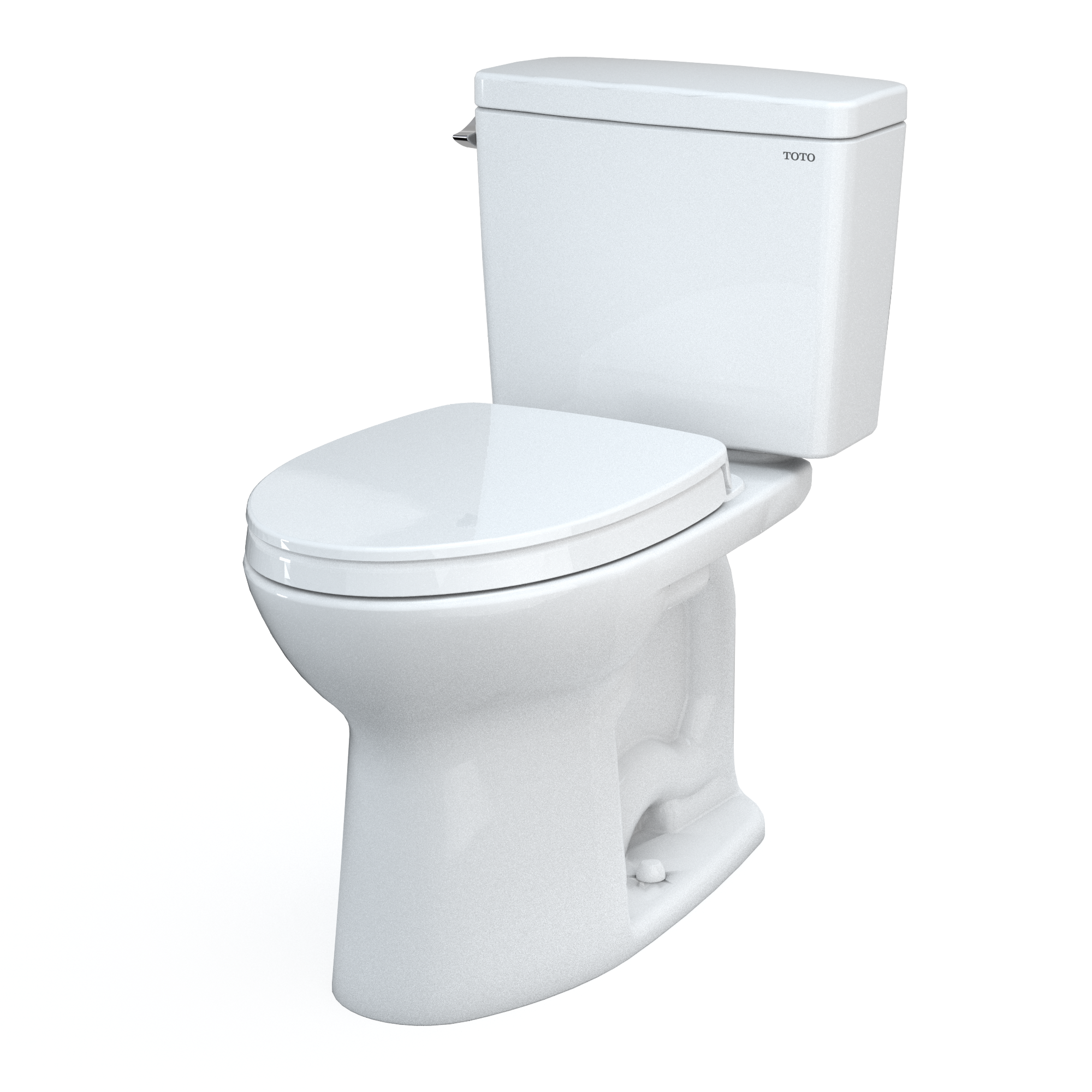 Toto Drake Two-piece Elongated Toilet 1.6gpf Standard Height With Seat - Plumbing Market