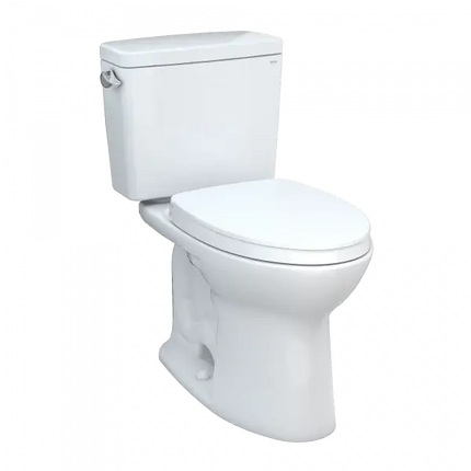 Toto Drake Two-piece Toilet 1.28 GPF Elongated Standard Height W Seat - Plumbing Market