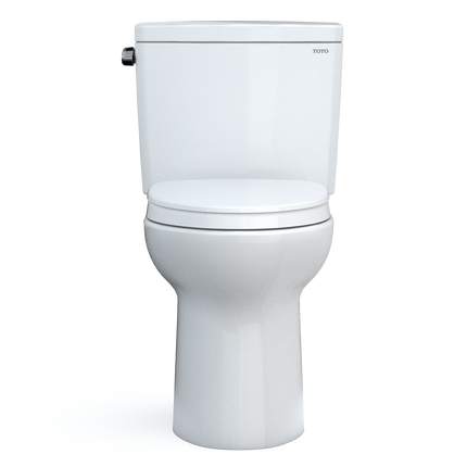 Toto Drake Two-piece Toilet 1.28 GPF Elongated Standard Height W Seat - Plumbing Market
