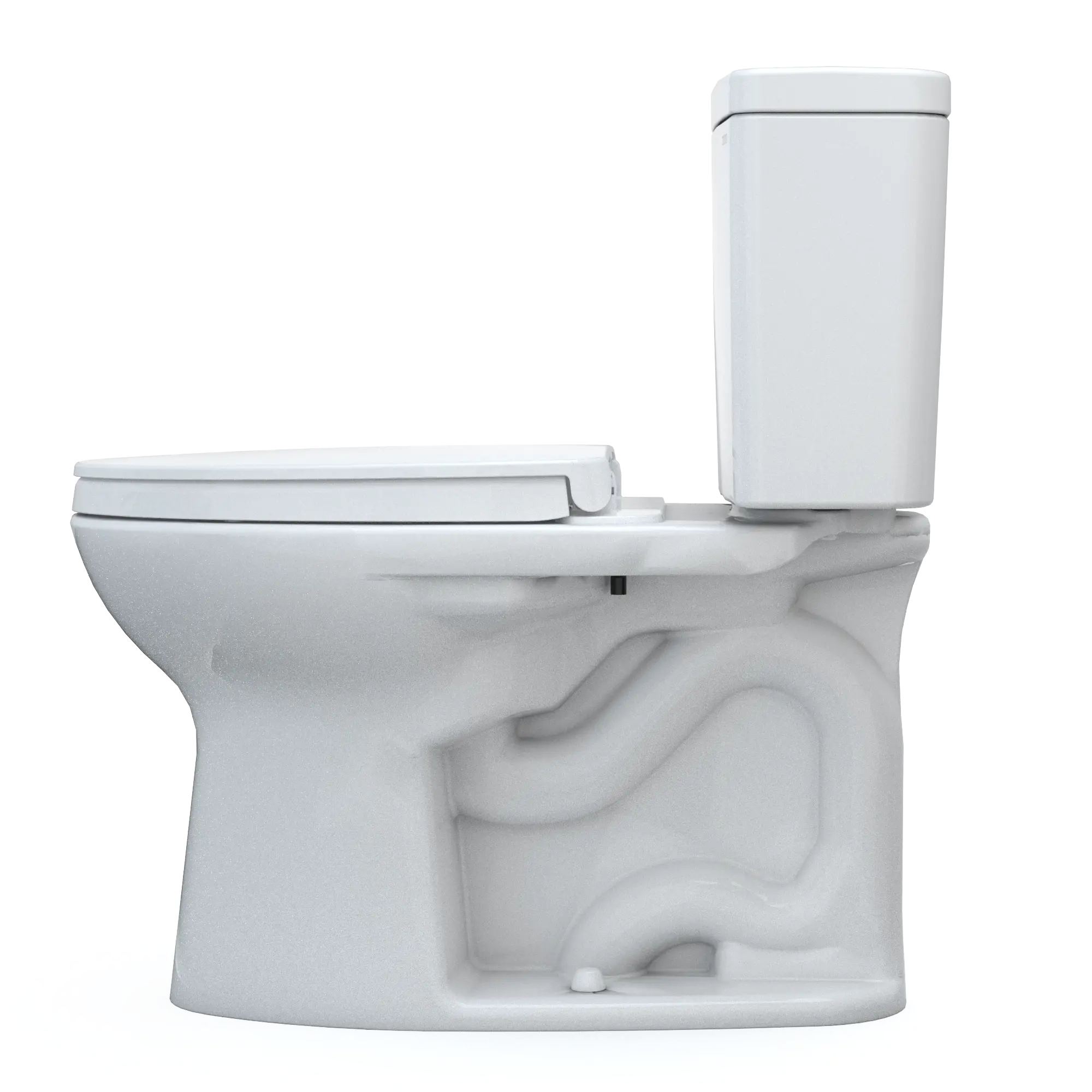Toto Drake Two-piece Toilet 1.28 GPF Elongated Standard Height W Seat - Plumbing Market