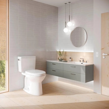Toto Drake Two-piece Toilet 1.28 GPF Elongated Standard Height W Seat - Plumbing Market