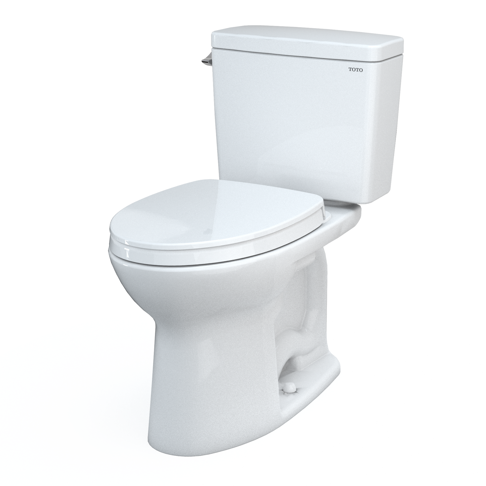 Toto Drake Two-piece Toilet 1.6 GPF Elongated Universal Height With Seat - Plumbing Market