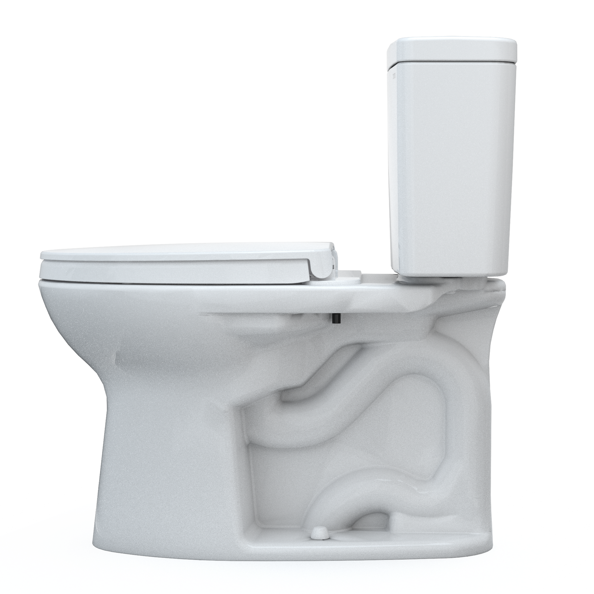 Toto Drake Two-piece Toilet 1.6 GPF Elongated Universal Height With Seat - Plumbing Market