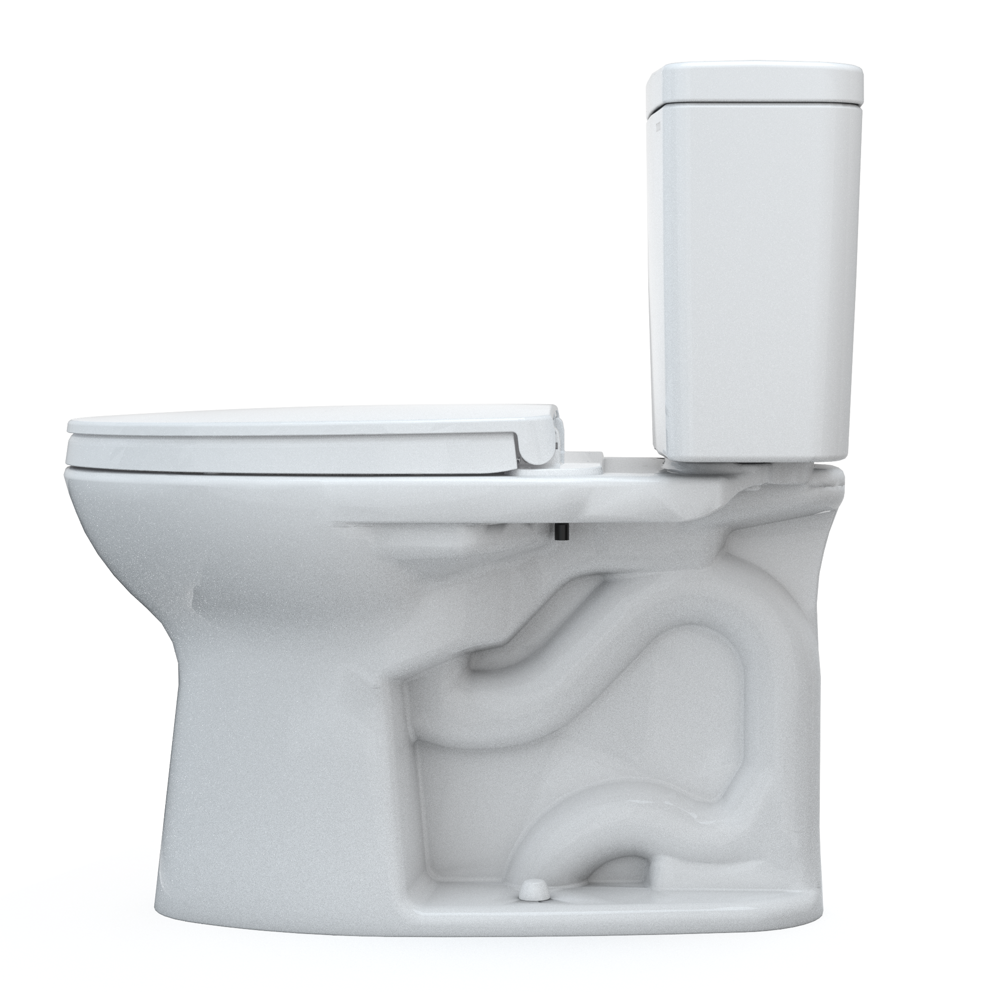 Toto Drake Two-piece Toilet 1.6 GPF Elongated Universal Height With Seat - Plumbing Market