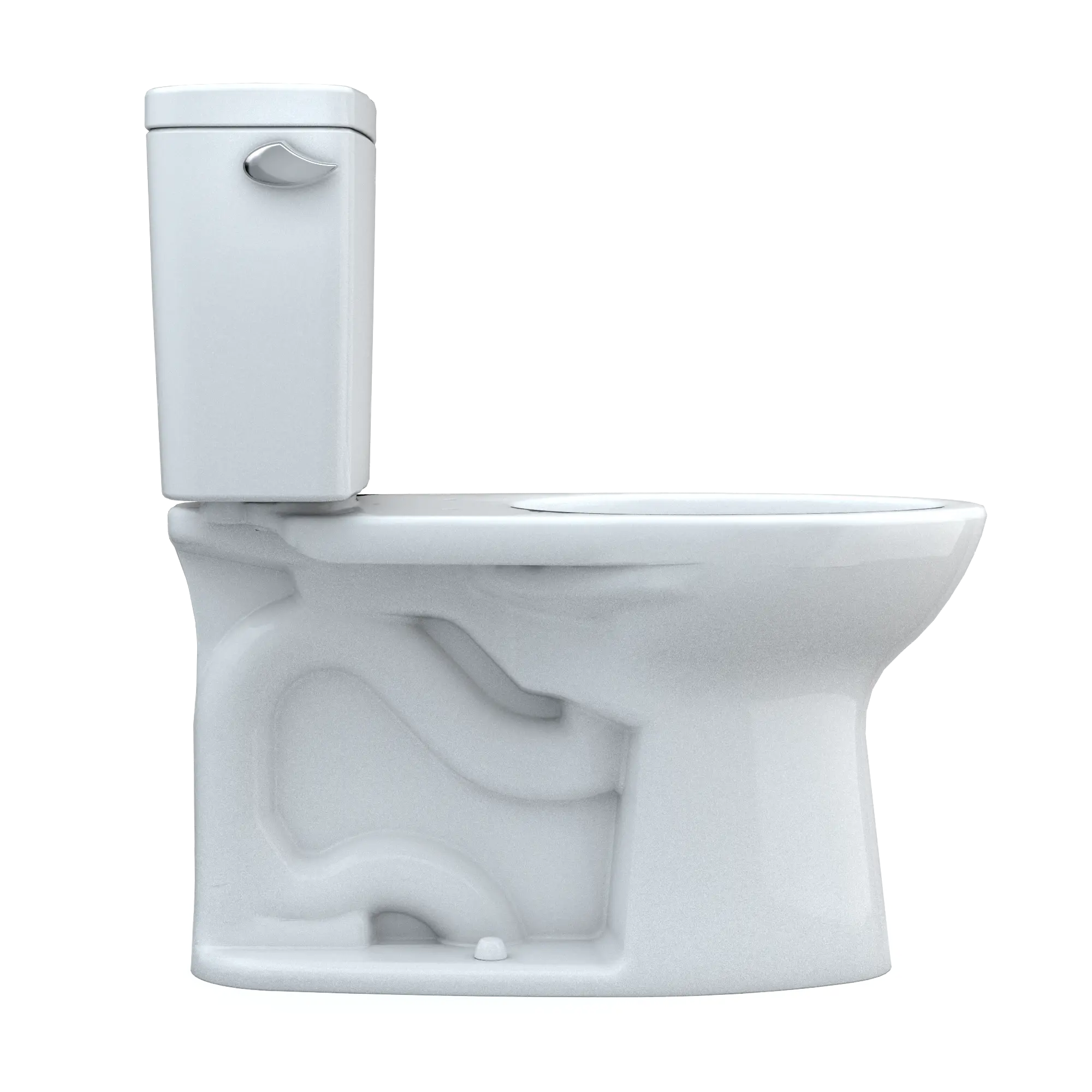 Toto Drake Two-piece Toilet, 1.28 GPF, Elongated Bowl Universal Height - Plumbing Market