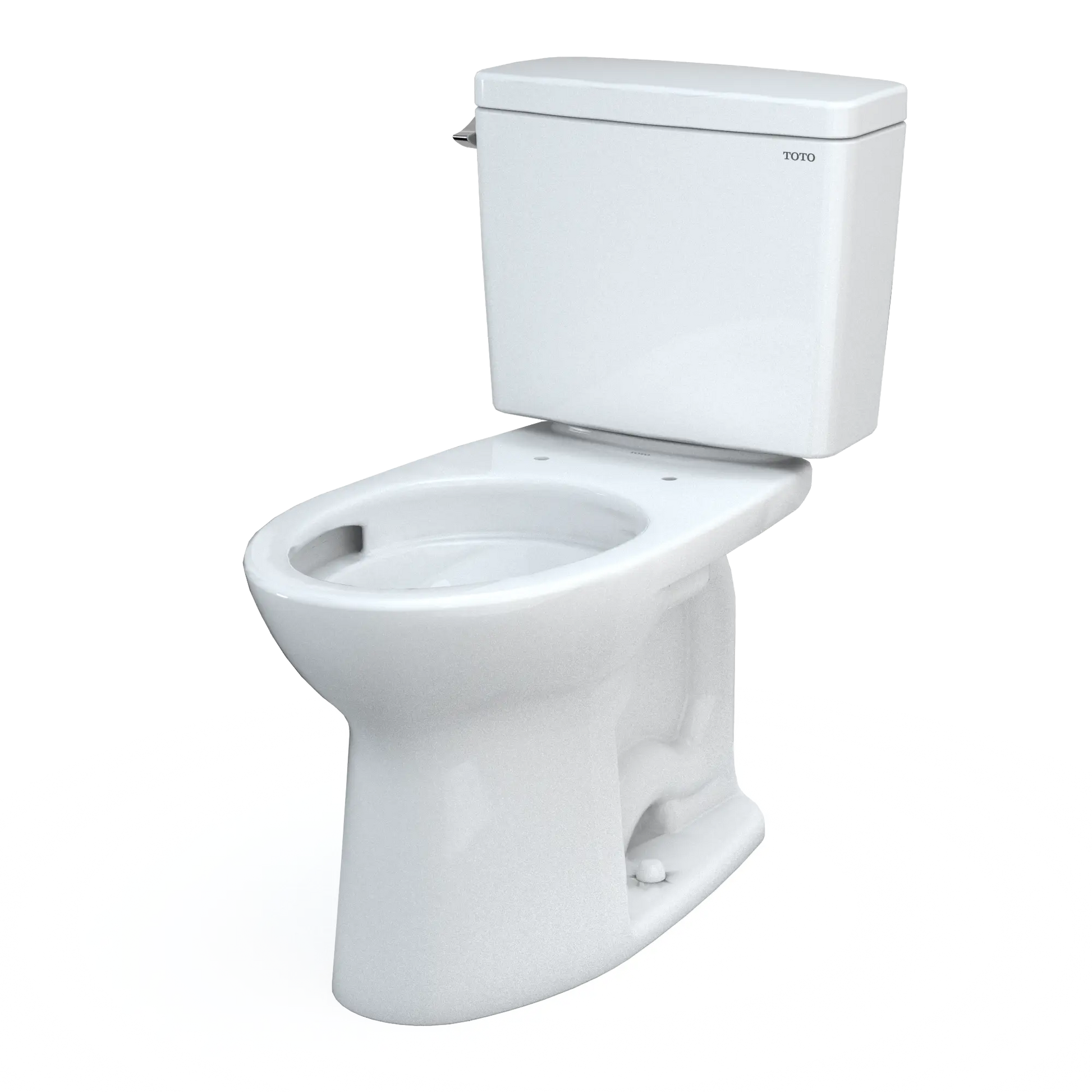 Toto Drake Two-piece Toilet, 1.28 GPF, Elongated Bowl Universal Height - Plumbing Market