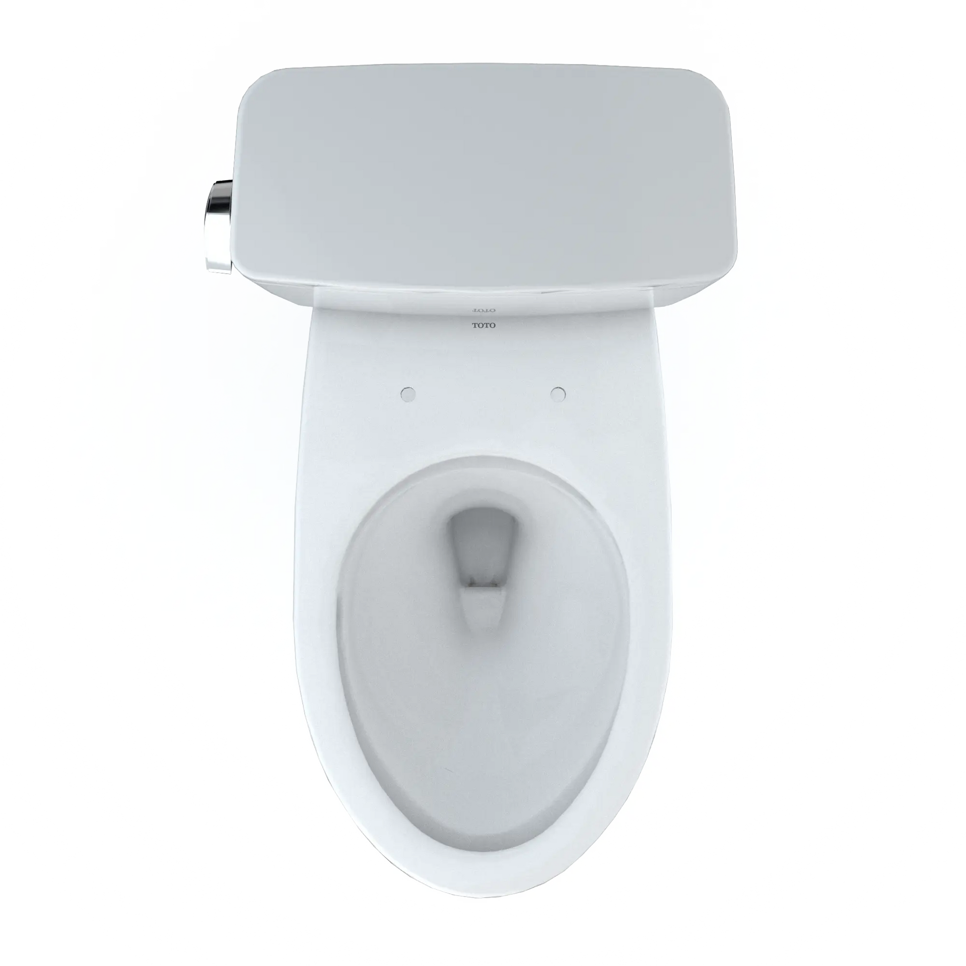 Toto Drake Two-piece Toilet, 1.28 GPF, Elongated Bowl Universal Height - Plumbing Market
