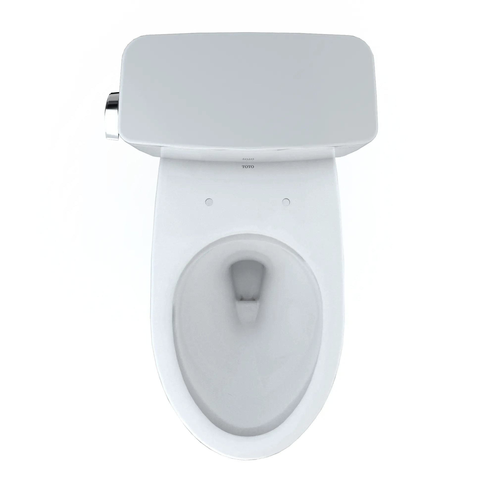 Toto Drake Two-piece Toilet, 1.28 GPF, Elongated Bowl Universal Height - Plumbing Market