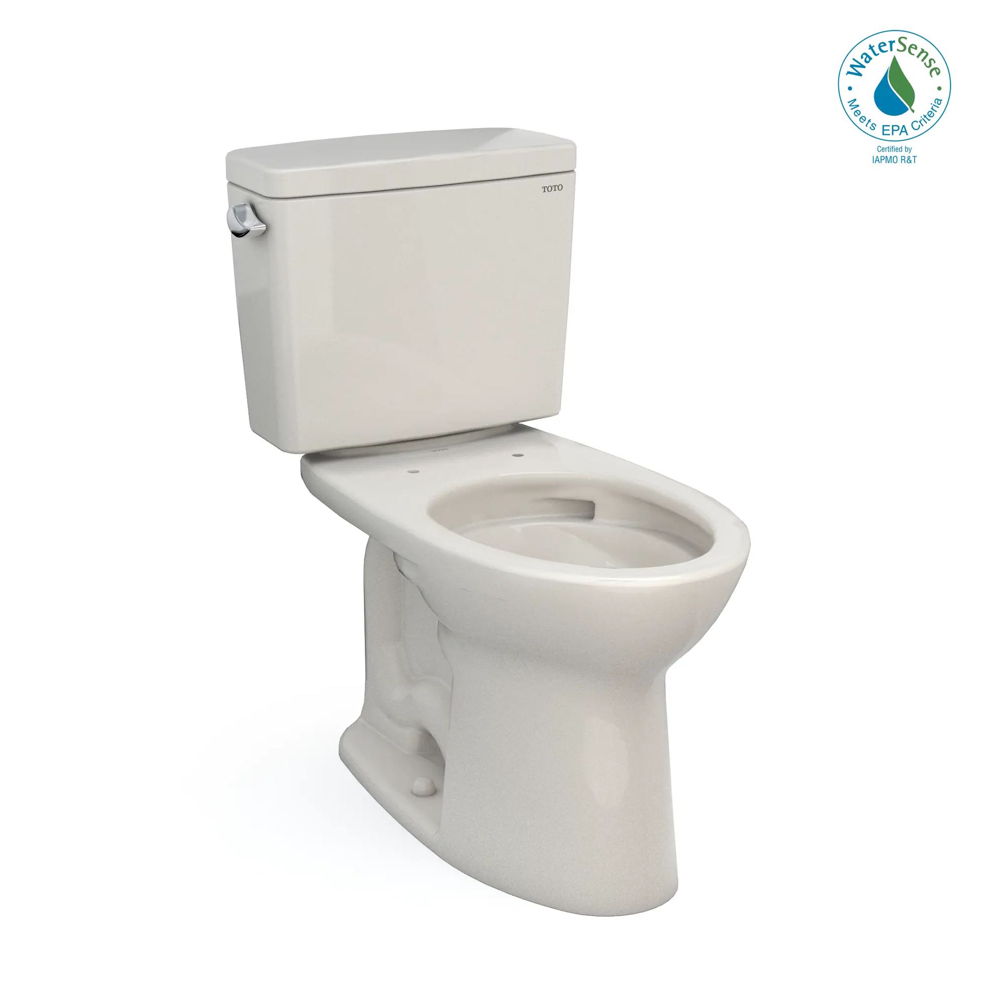 Toto Drake Two-piece Toilet, 1.28 GPF, Elongated Bowl Universal Height - Plumbing Market