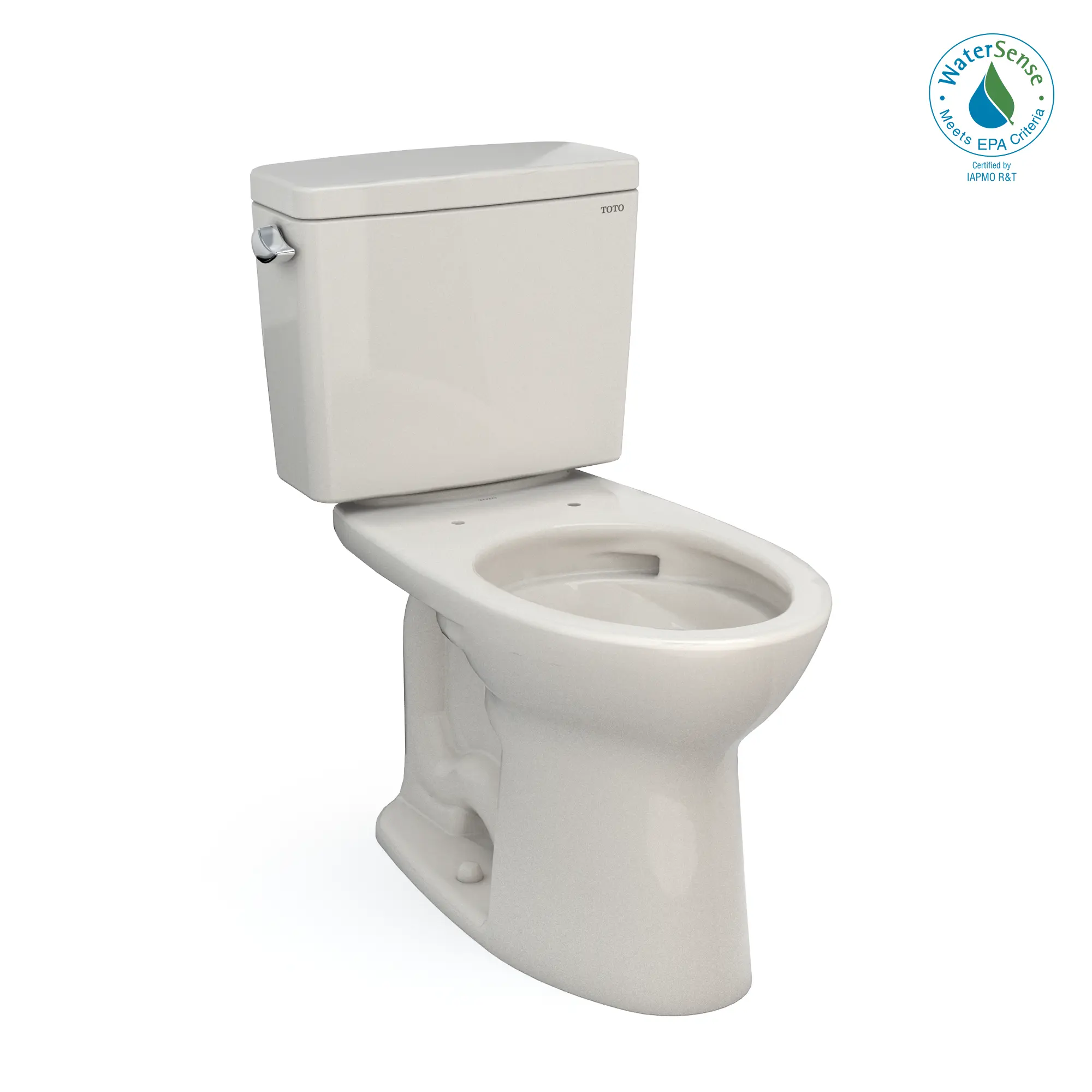 Toto Drake Two-piece Toilet, 1.28 GPF, Elongated Bowl Universal Height - Plumbing Market