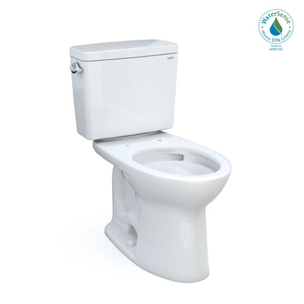 Toto Drake Two-piece Toilet, 1.28 GPF, Elongated Universal Height 10" Rough-In - Plumbing Market