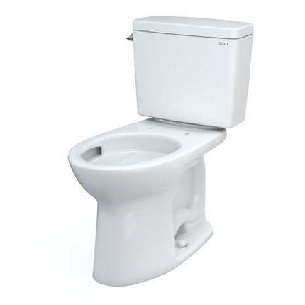 Toto Drake Two-piece Toilet, 1.28 GPF, Elongated Universal Height 10" Rough-In - Plumbing Market