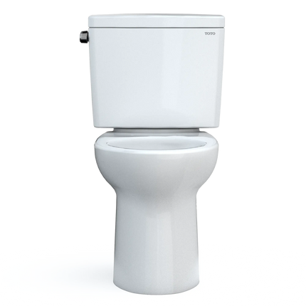 Toto Drake Two-piece Toilet, 1.28 GPF, Elongated Universal Height 10" Rough-In - Plumbing Market