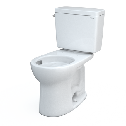 Toto Drake Two-piece Toilet, 1.28 GPF, Round Bowl - Universal Height - Plumbing Market