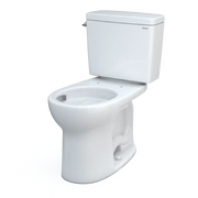 Toto Drake Two-piece Toilet, 1.28 GPF, Round Bowl - Universal Height - Plumbing Market