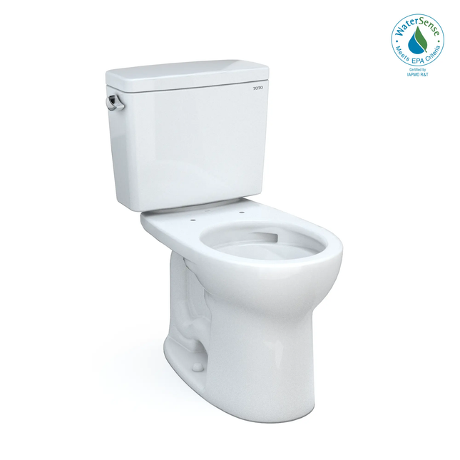 Toto Drake Two-piece Toilet, 1.28 GPF, Round Bowl - Universal Height - Plumbing Market