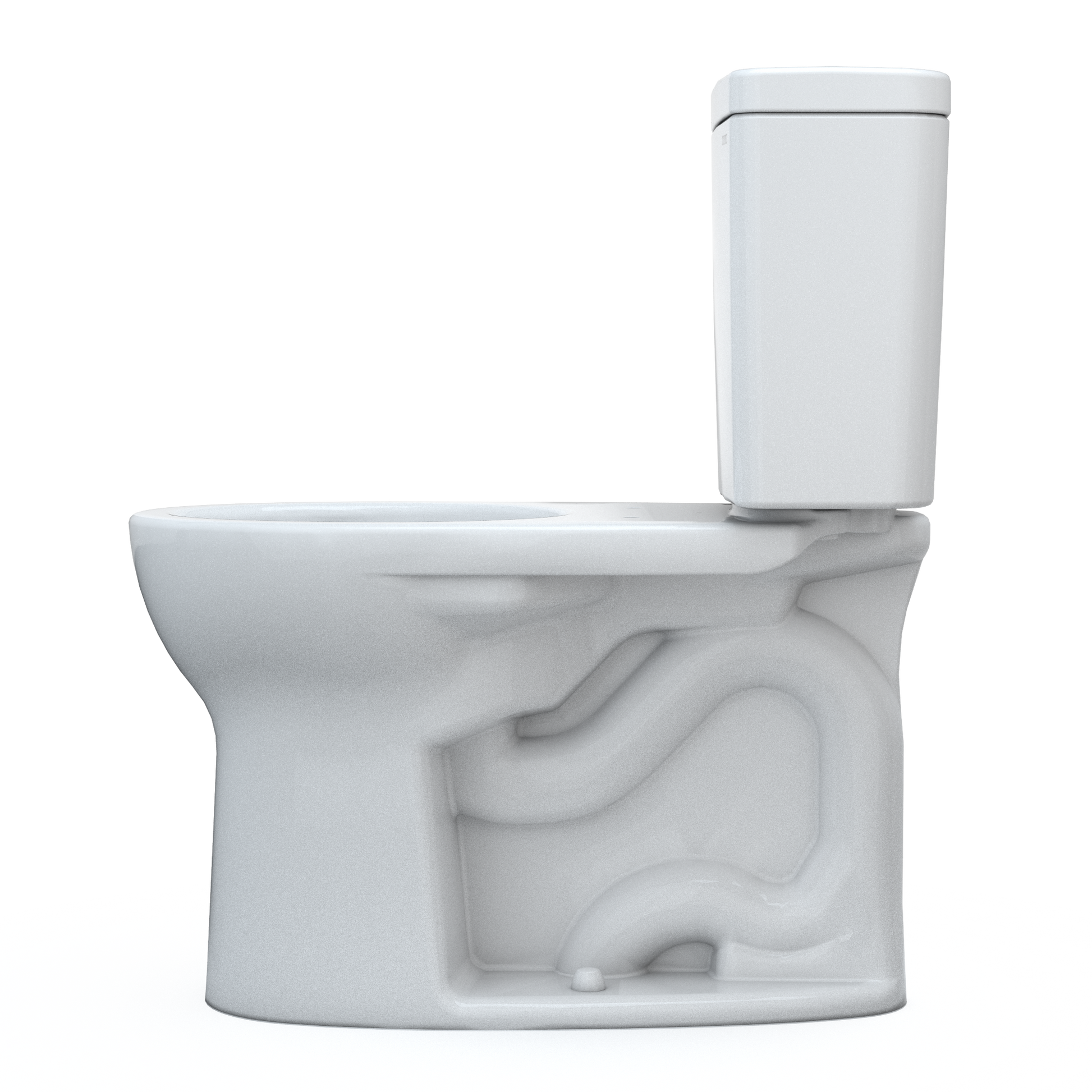 Toto Drake Two-piece Toilet, 1.28 GPF, Round Bowl - Universal Height - Plumbing Market