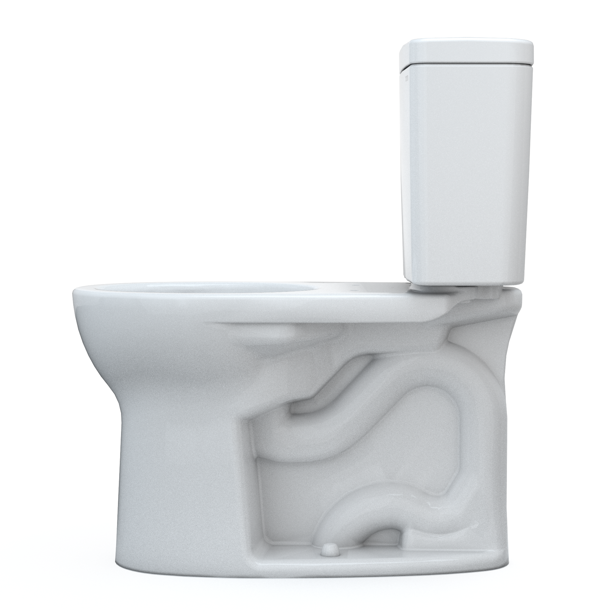 Toto Drake Two-piece Toilet, 1.28 GPF, Round Bowl - Universal Height - Plumbing Market