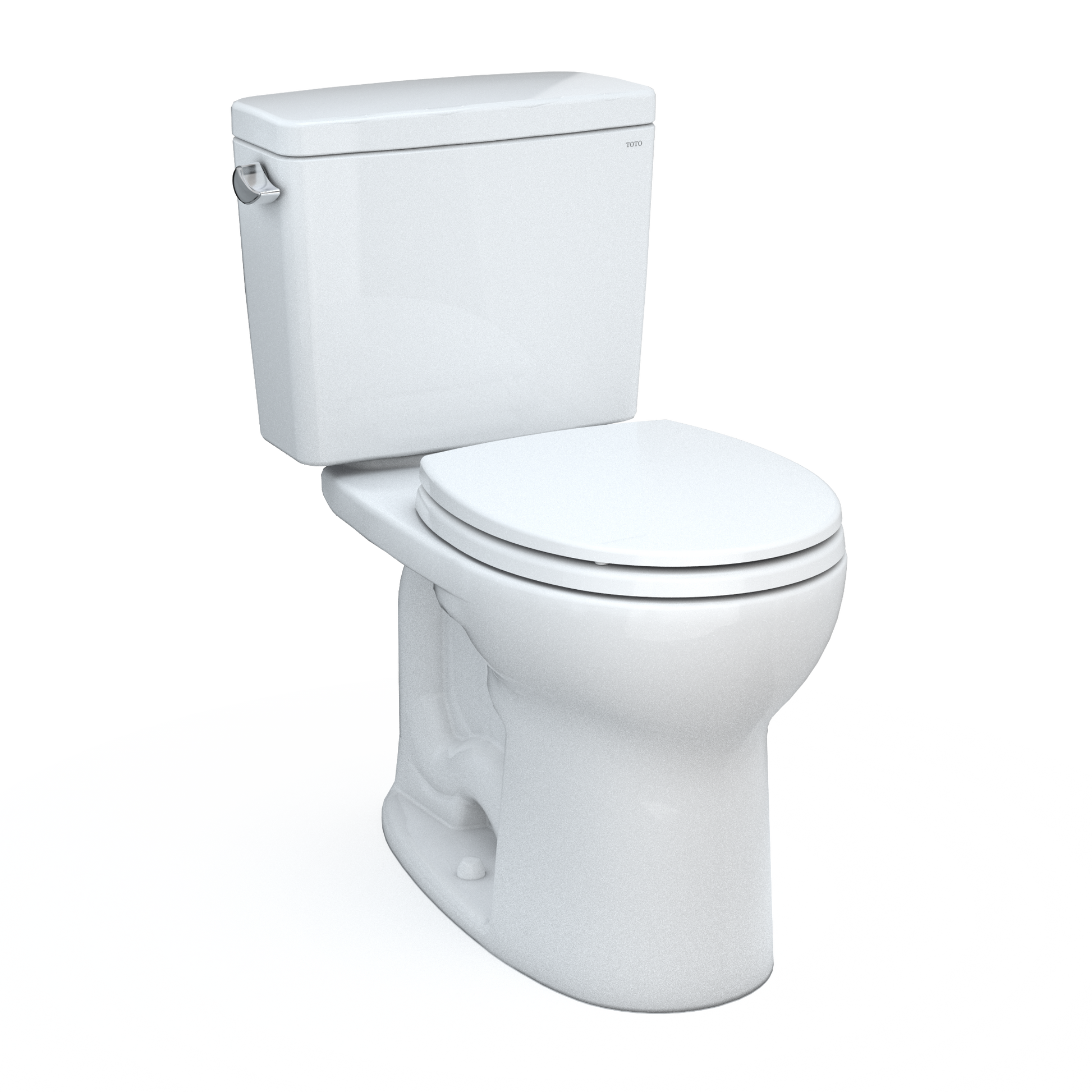 Toto Drake Two-piece Toilet, 1.28 GPF, Round Bowl - Universal Height - Plumbing Market