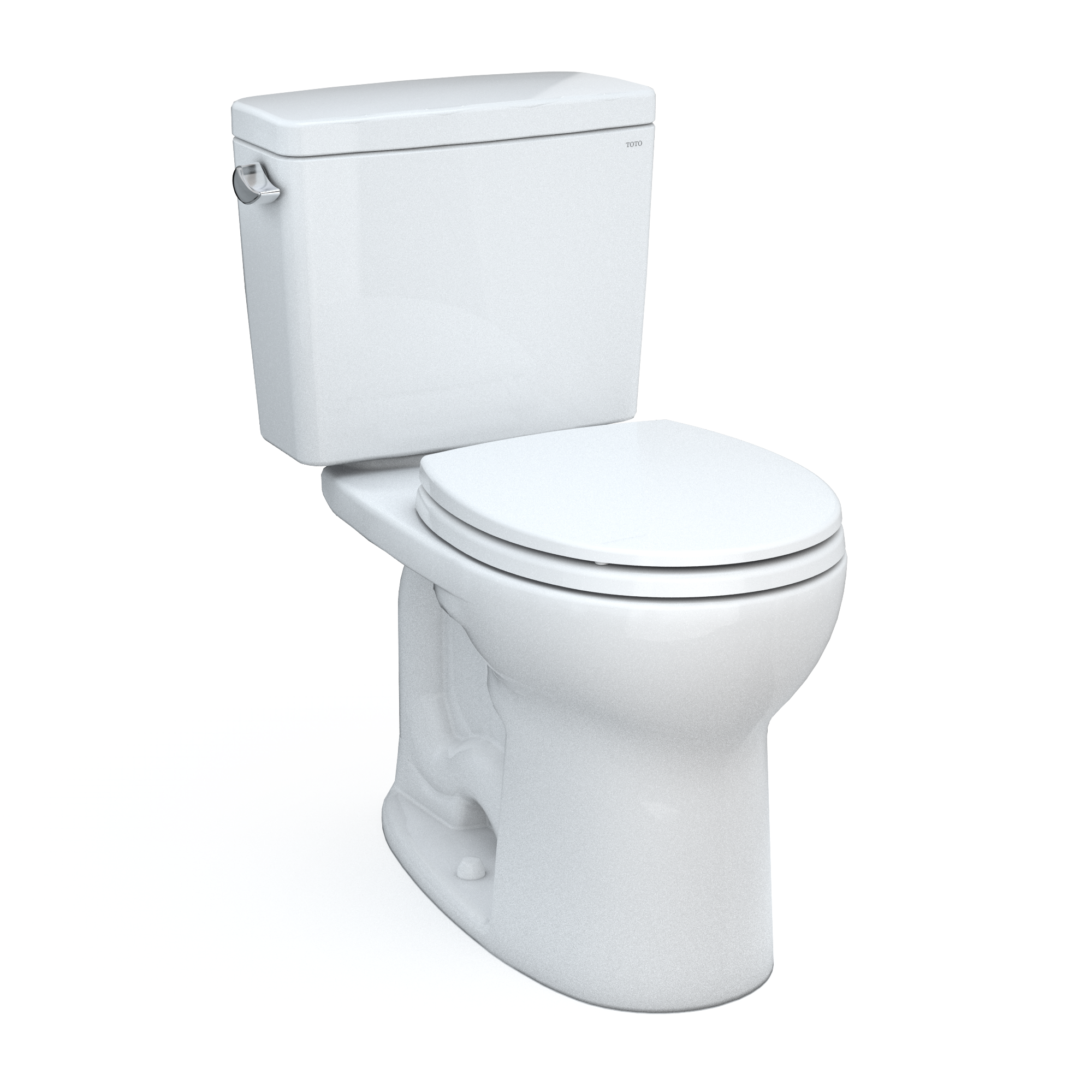 Toto Drake Two-piece Toilet, 1.28 GPF, Round Bowl - Universal Height - Plumbing Market