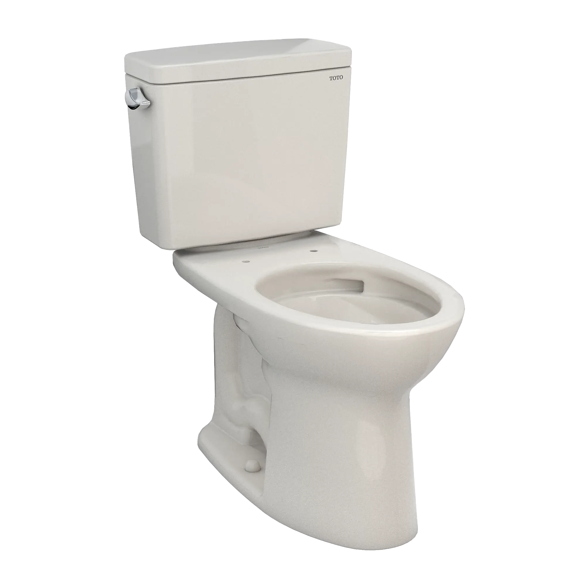 Toto Drake Two-piece Toilet, 1.6 GPF, Elongated Bowl - Universal Height Less Seat - Plumbing Market