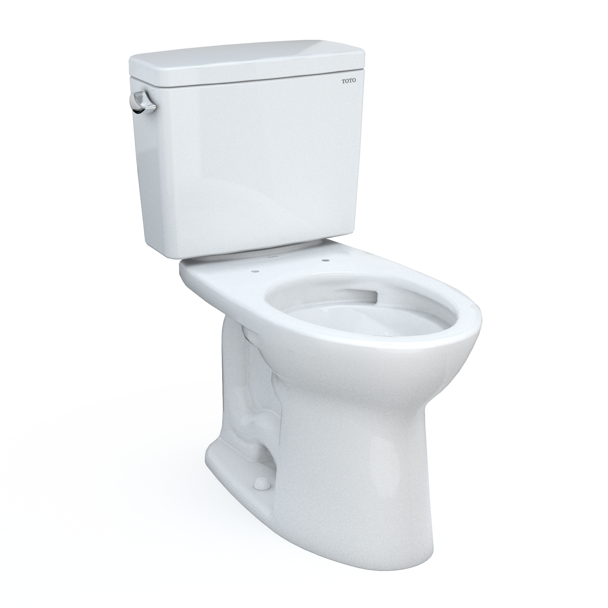 Toto Drake Two-piece Toilet, 1.6 GPF, Elongated Bowl - Universal Height Less Seat - Plumbing Market