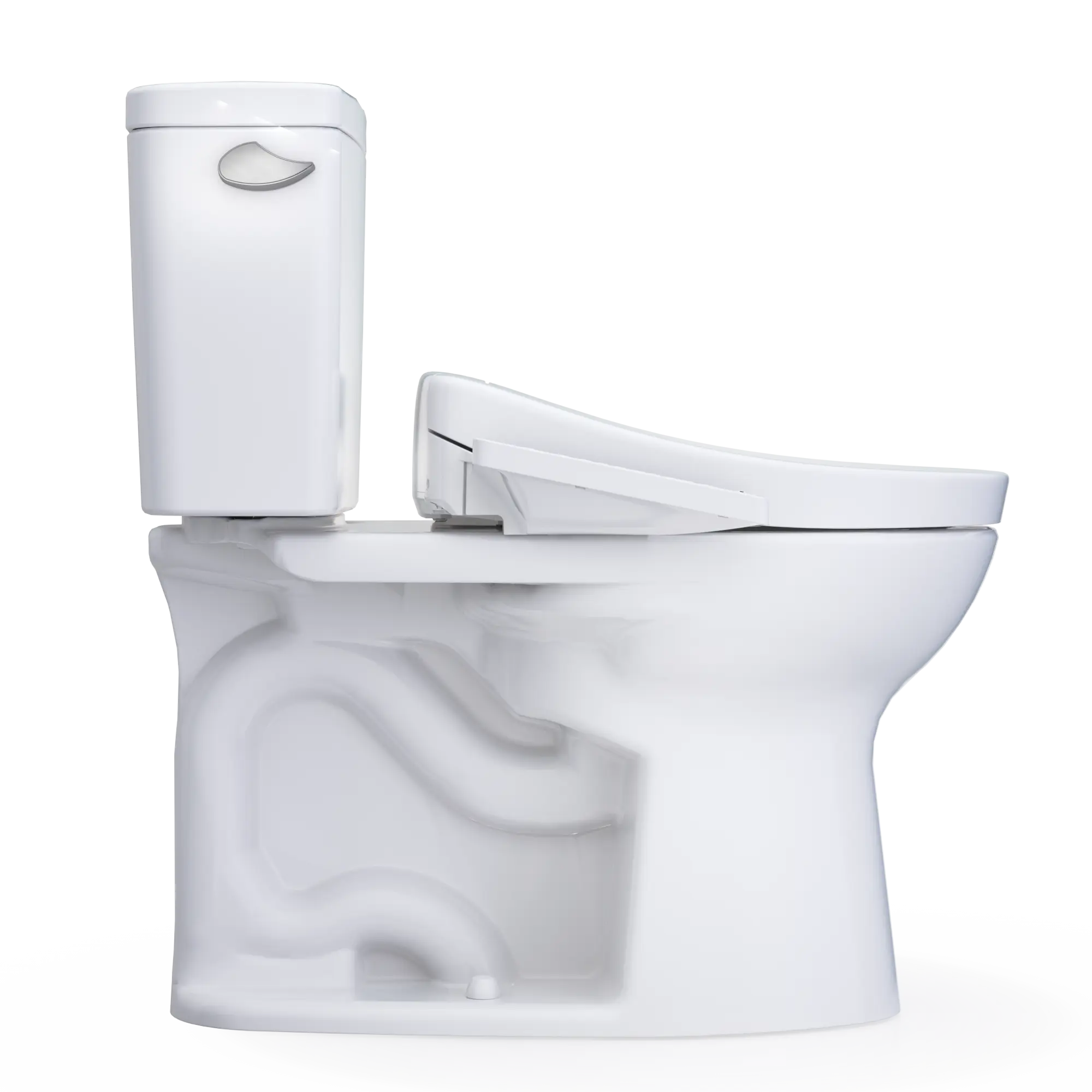 Toto Drake WASHLET S2 Two-Piece Toilet Elongated Standard Height 1.6 GPF - Plumbing Market
