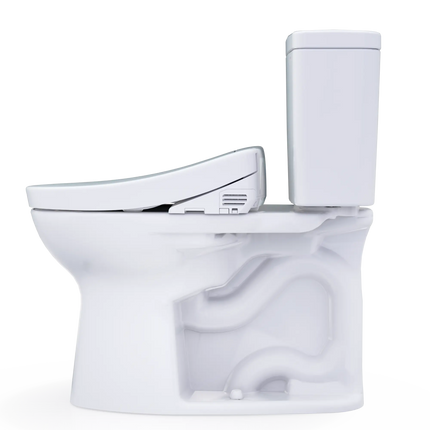 Toto Drake WASHLET S2 Two-Piece Toilet Elongated Standard Height 1.6 GPF - Plumbing Market