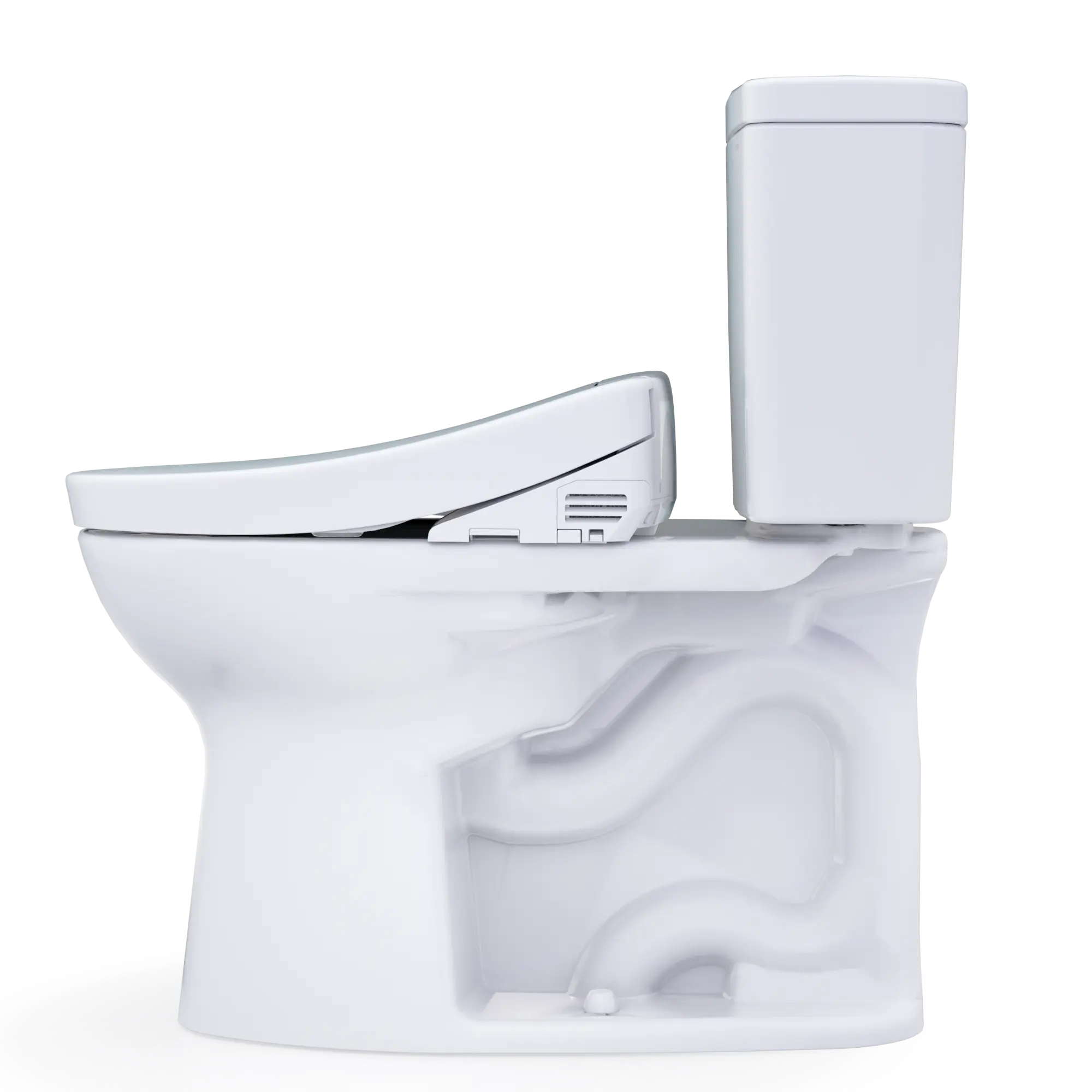 Toto Drake WASHLET S2 Two-Piece Toilet Elongated Standard Height 1.6 GPF - Plumbing Market