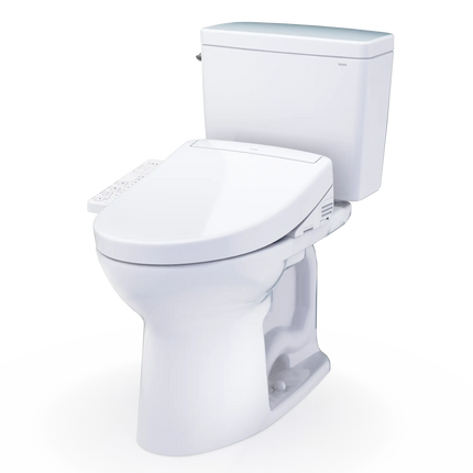 Toto Drake WASHLET S2 Two-Piece Toilet Elongated Standard Height 1.6 GPF - Plumbing Market