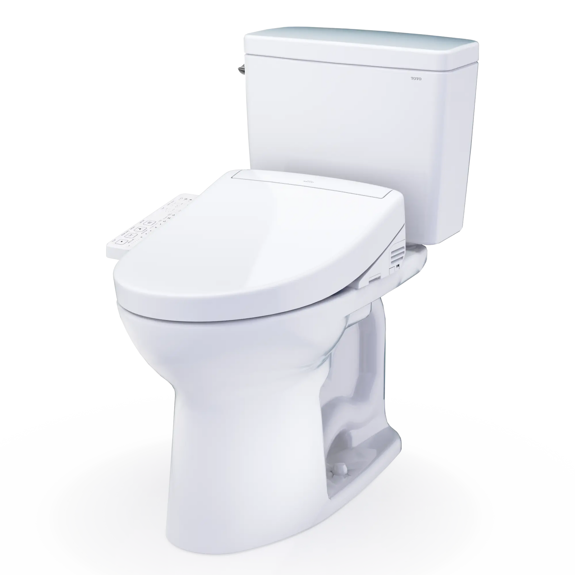 Toto Drake WASHLET S2 Two-Piece Toilet Elongated Standard Height 1.6 GPF - Plumbing Market