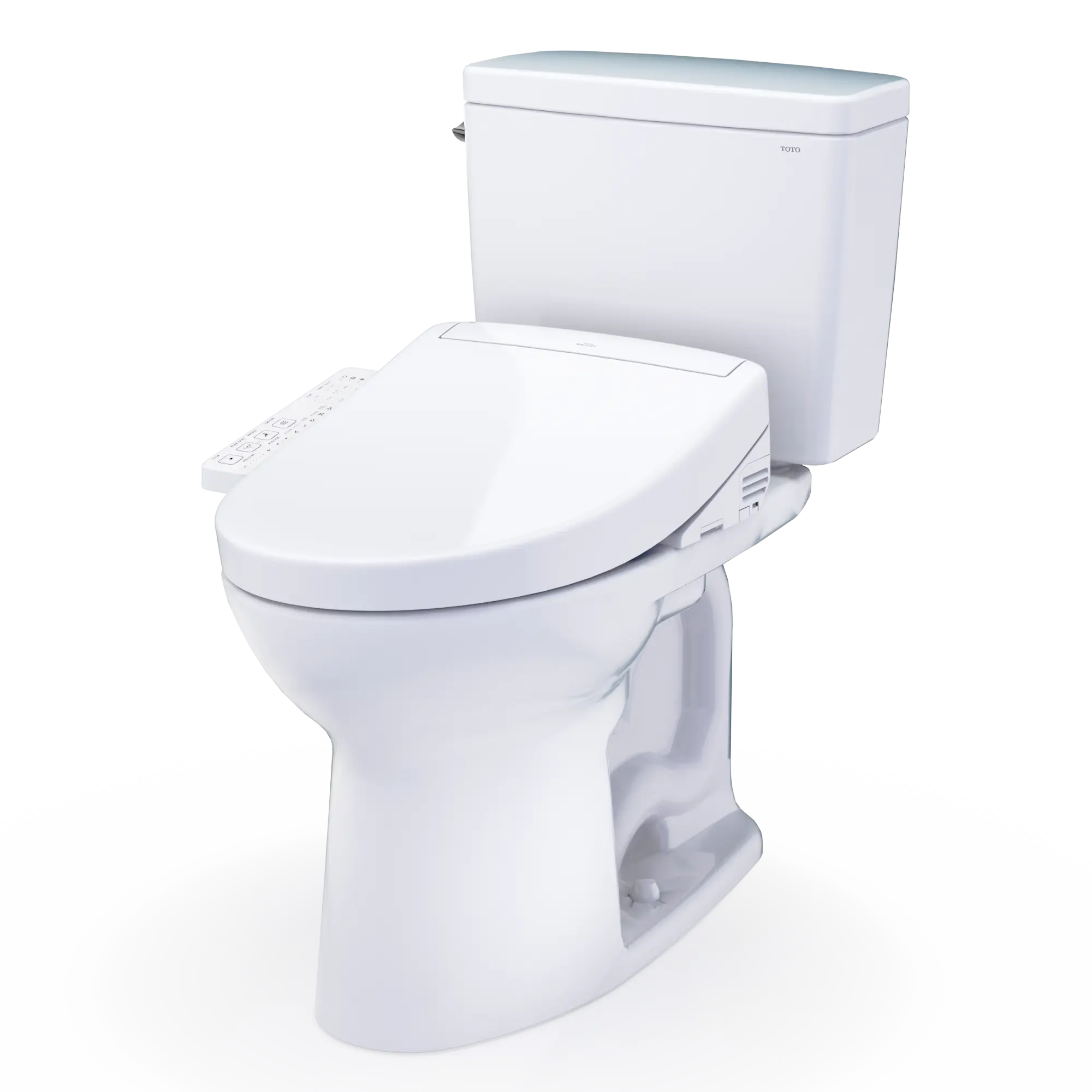 Toto Drake WASHLET S2 Two-Piece Toilet Elongated Standard Height 1.6 GPF - Plumbing Market