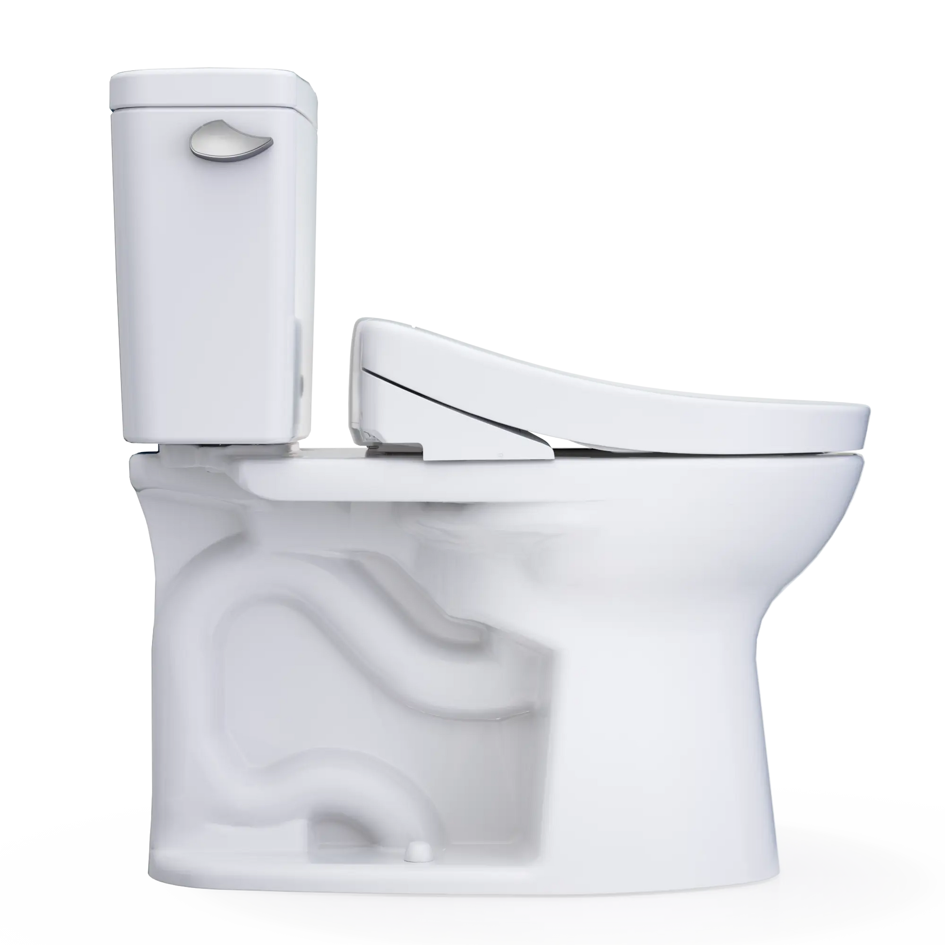 Toto Drake WASHLET S5 Two-Piece Toilet Elongated Standard Height 1.28 GPF - Plumbing Market