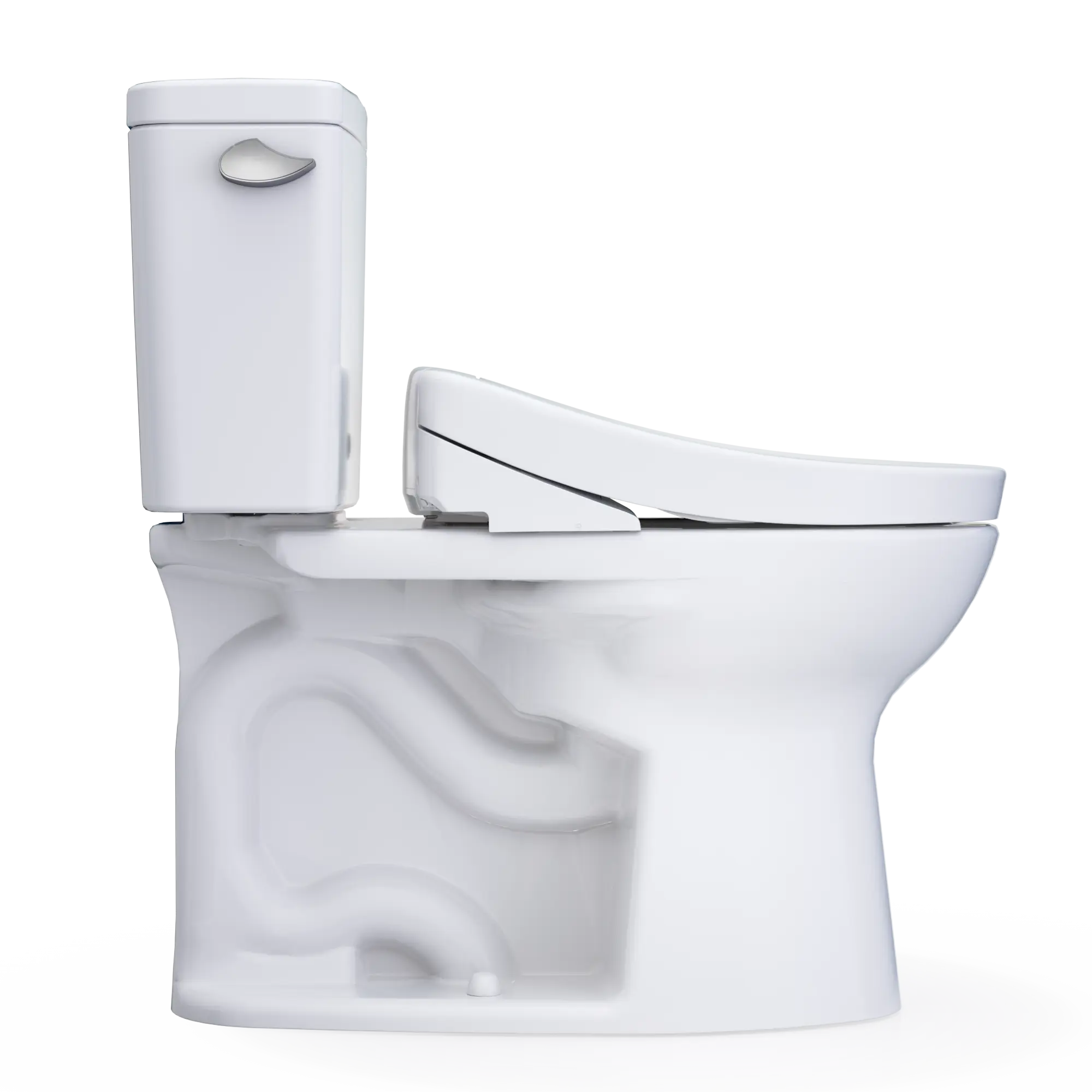 Toto Drake WASHLET S5 Two-Piece Toilet Elongated Standard Height 1.28 GPF - Plumbing Market