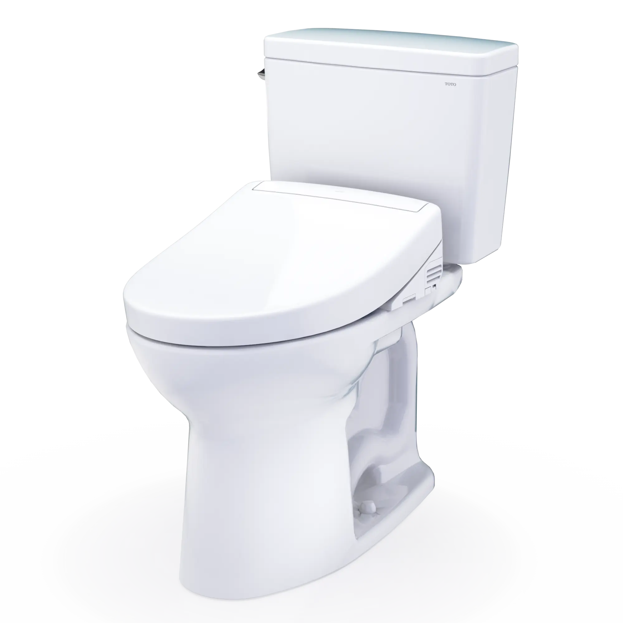 Toto Drake WASHLET S5 Two-Piece Toilet Elongated Standard Height 1.28 GPF - Plumbing Market