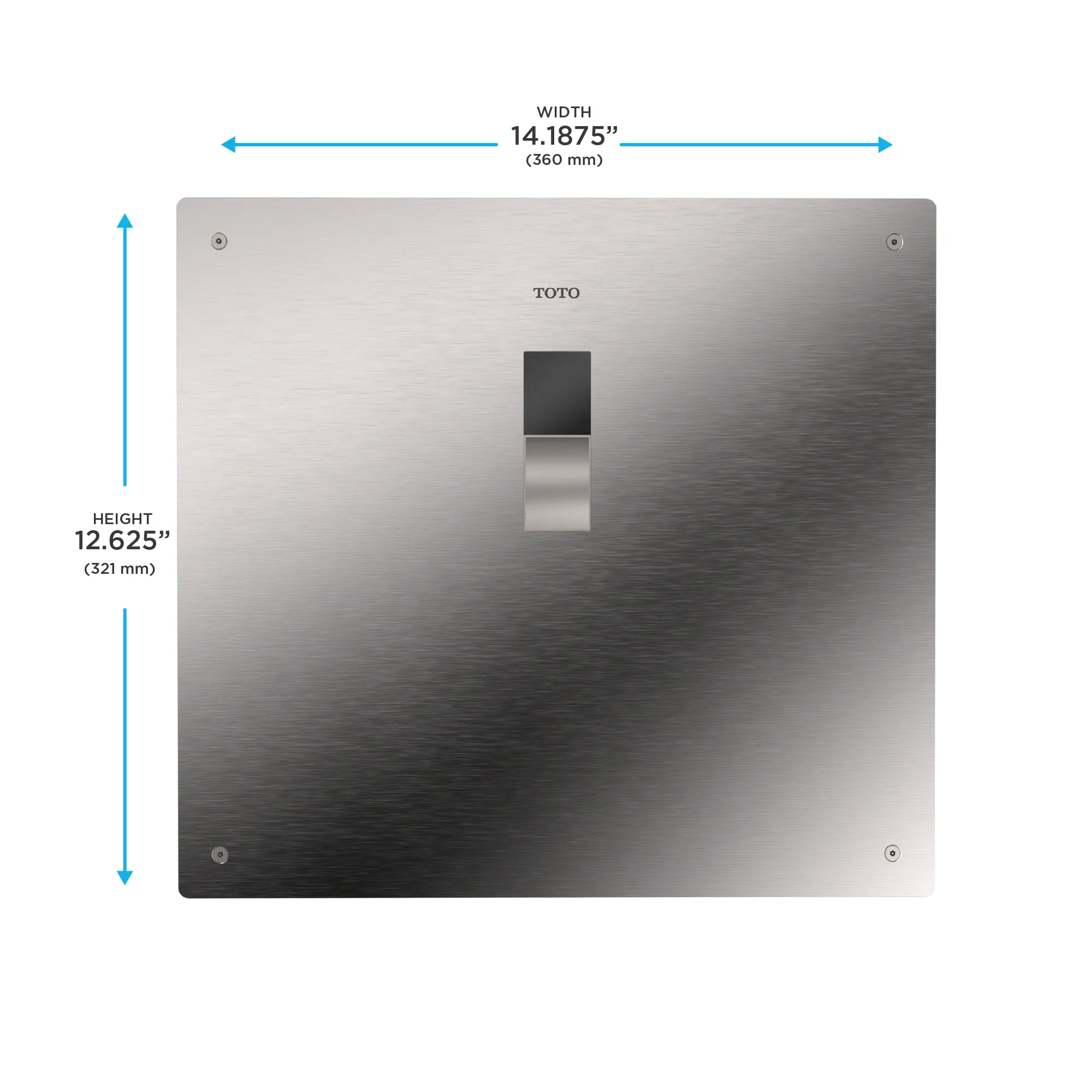 Toto EcoPower High-Efficiency Concealed Toilet Flush Valve Back Spud Wall Standard Model 1.28 GPF - Plumbing Market