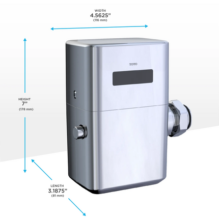 Toto EcoPower Toilet Flush Valve 1.6 GPF TET1GB32#CP - Plumbing Market