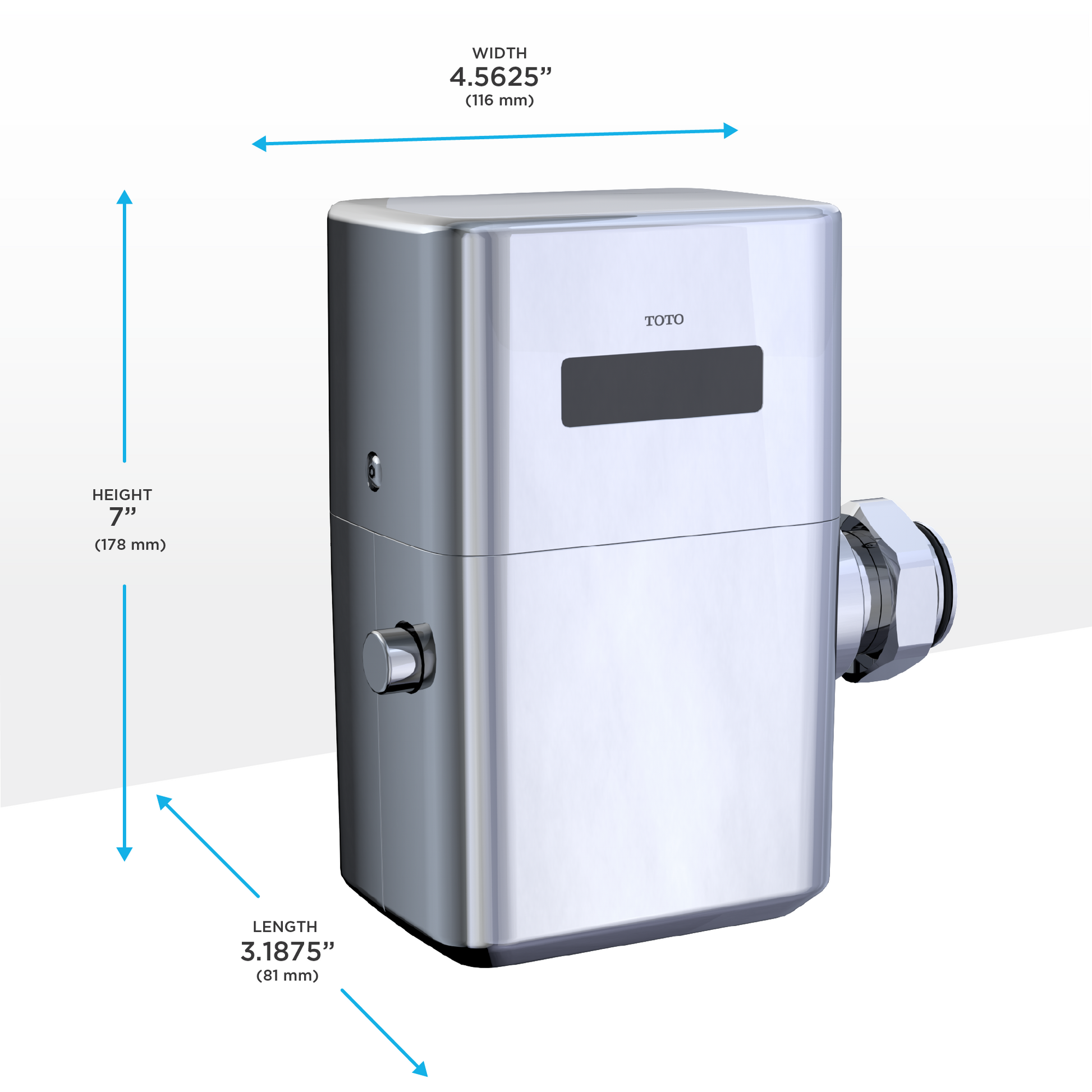 Toto EcoPower Ultra-High-Efficiency Toilet Flush Valve (V.B. Set) - 1.0 GPF - Plumbing Market