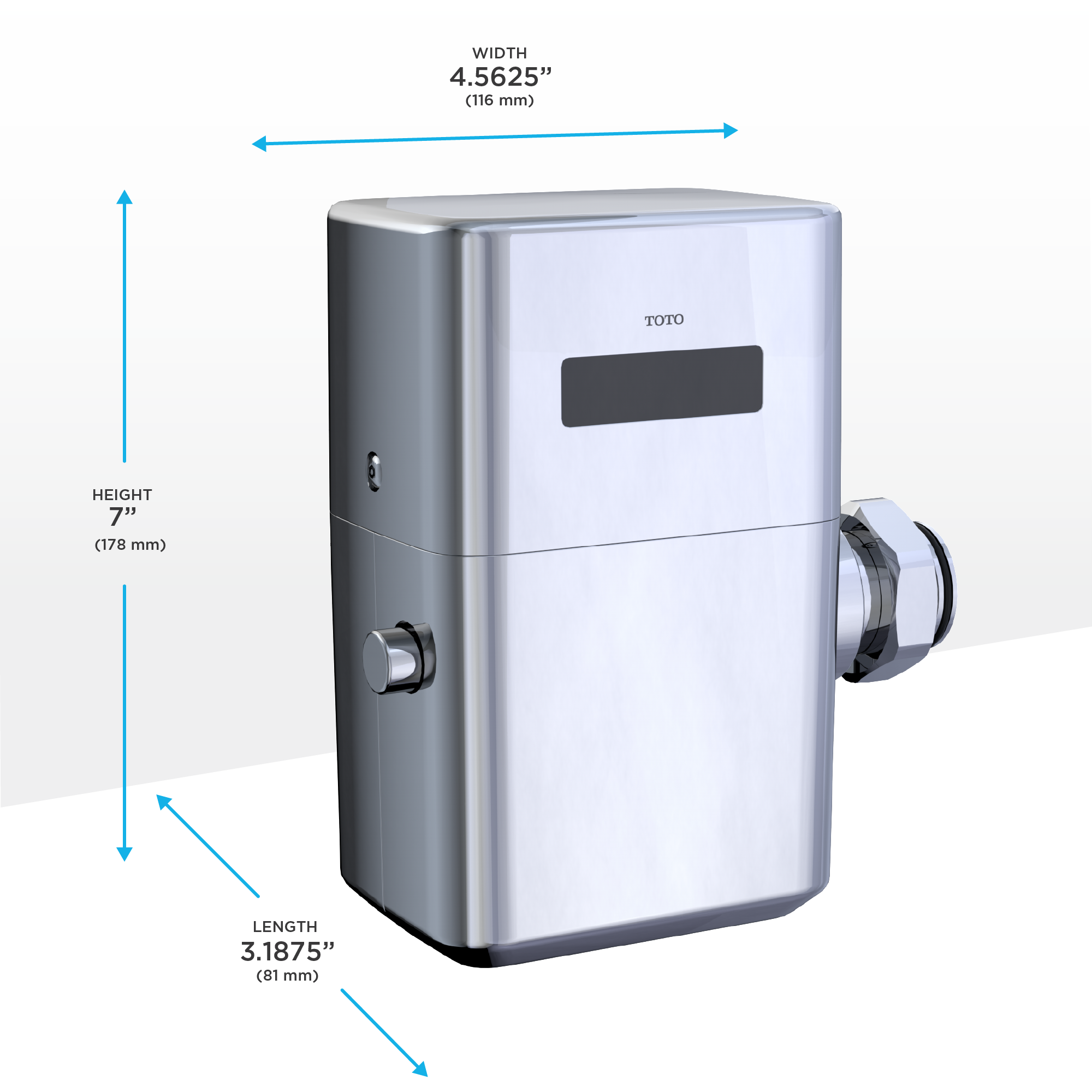 Toto EcoPower Ultra-High-Efficiency Toilet Flush Valve (V.B. Set) - 1.0 GPF - Plumbing Market