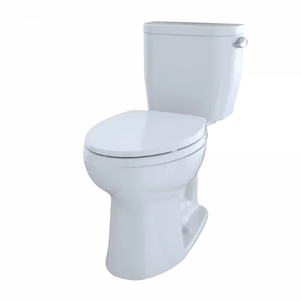 Toto Entrada Close Coupled Elongated Toilet Universal Height 1.28GPF - Plumbing Market