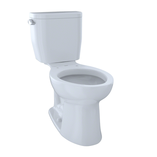 Toto Entrada Close Coupled Elongated Toilet Universal Height 1.28GPF - Plumbing Market