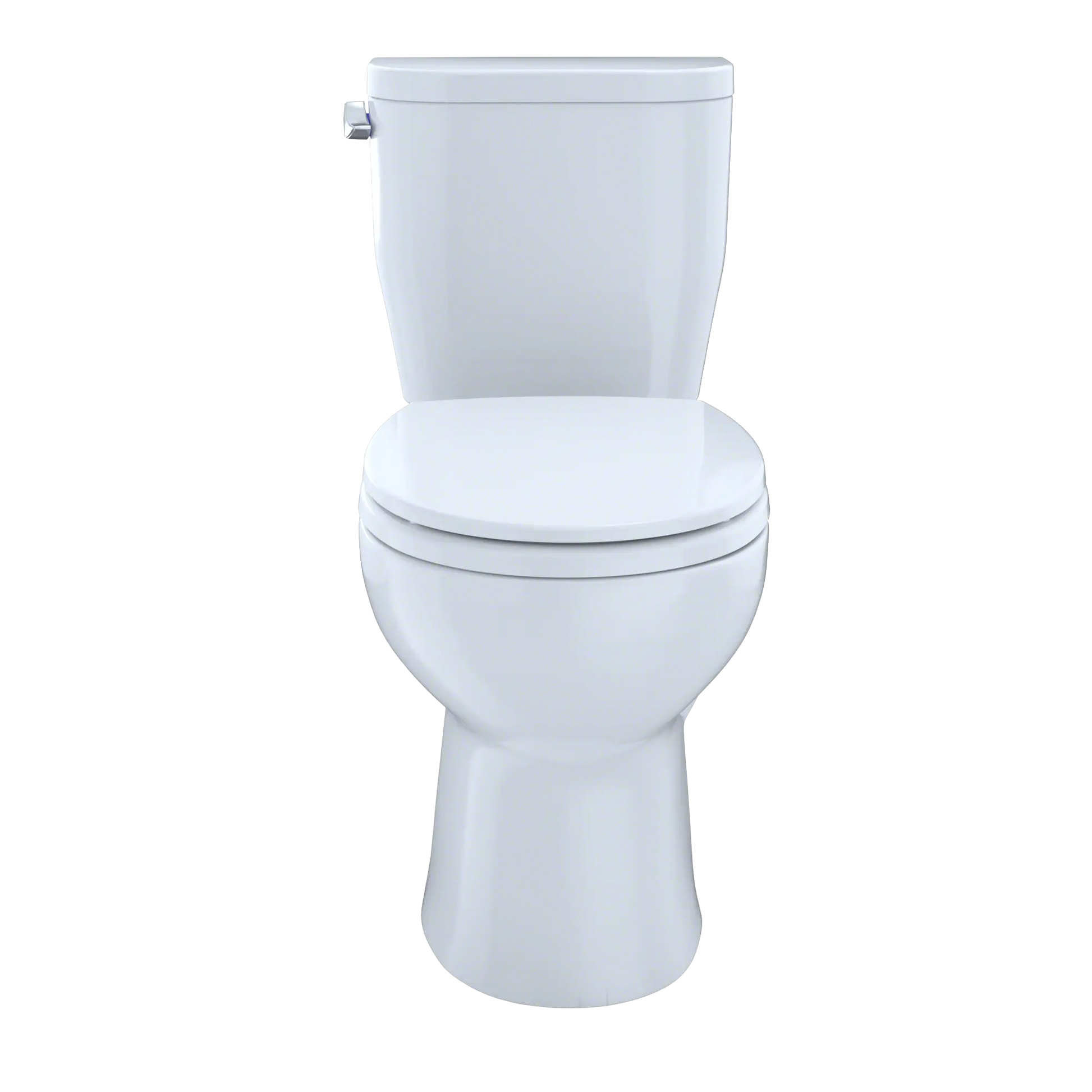 Toto Entrada Close Coupled Round Toilet Universal Height Less Seat 1.28GPF - Plumbing Market
