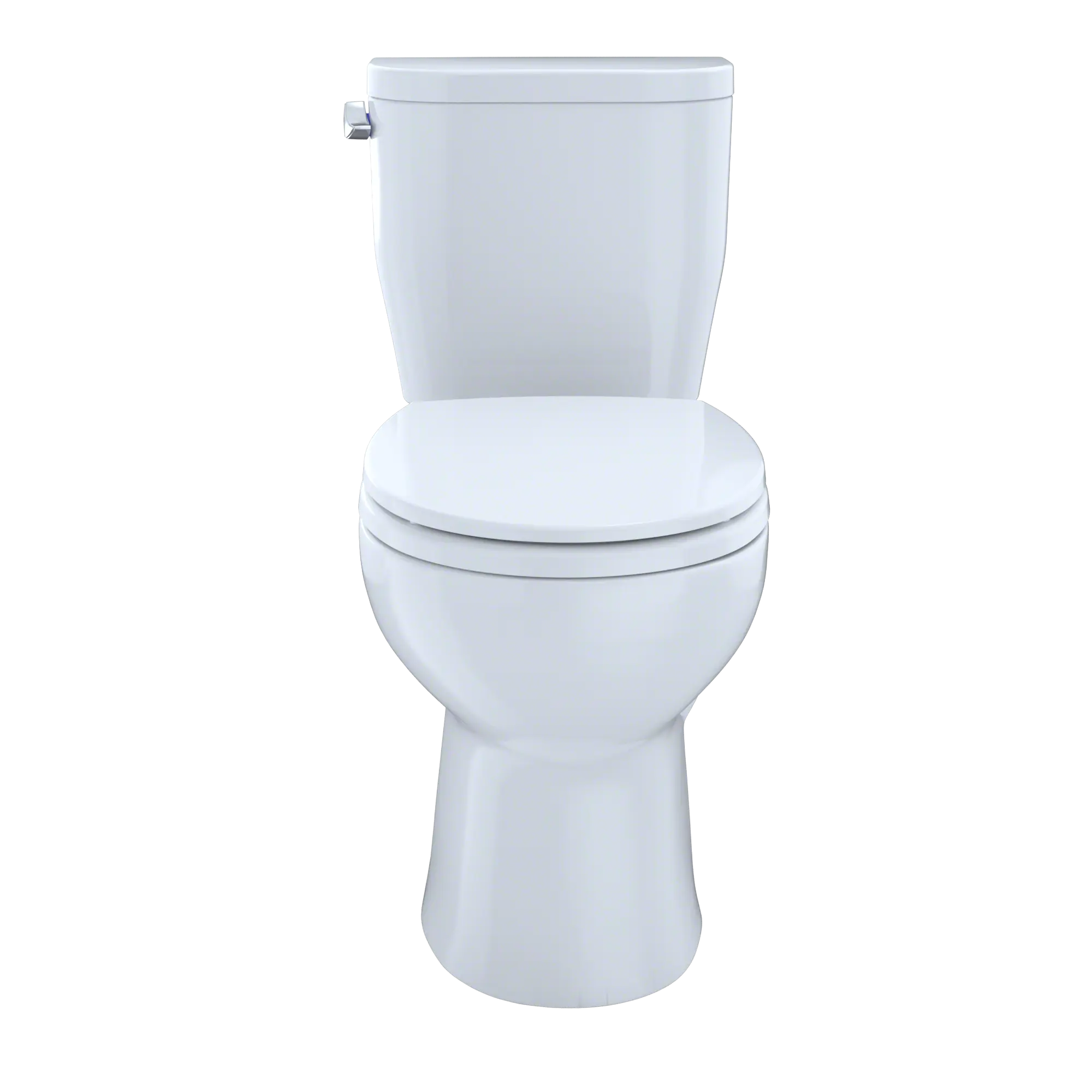 Toto Entrada Close Coupled Round Toilet Universal Height Less Seat 1.28GPF - Plumbing Market