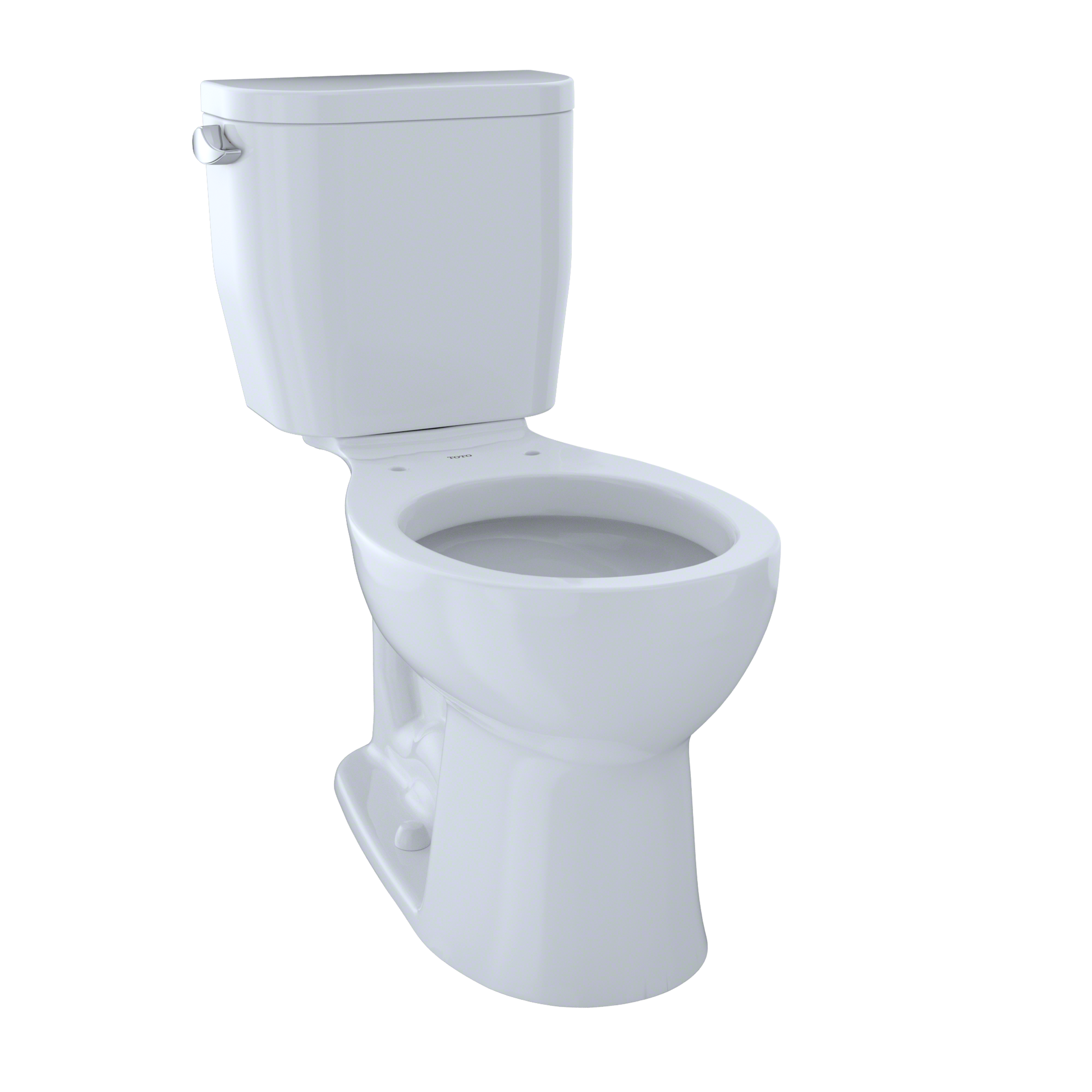 Toto Entrada Close Coupled Round Toilet Universal Height Less Seat 1.28GPF - Plumbing Market