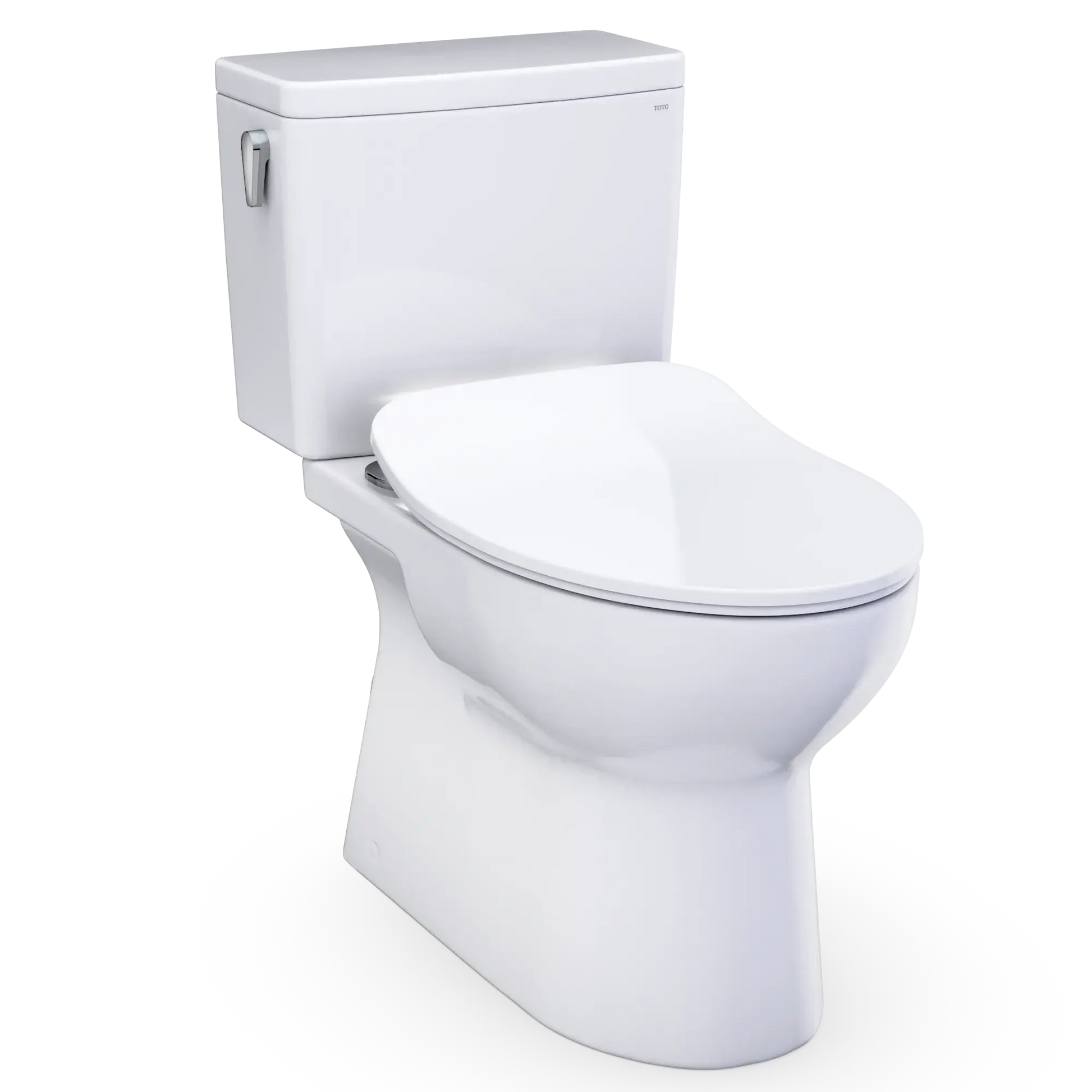 Toto Glaston Two-Piece Elongated Toilet With Slim Seat White - Plumbing Market