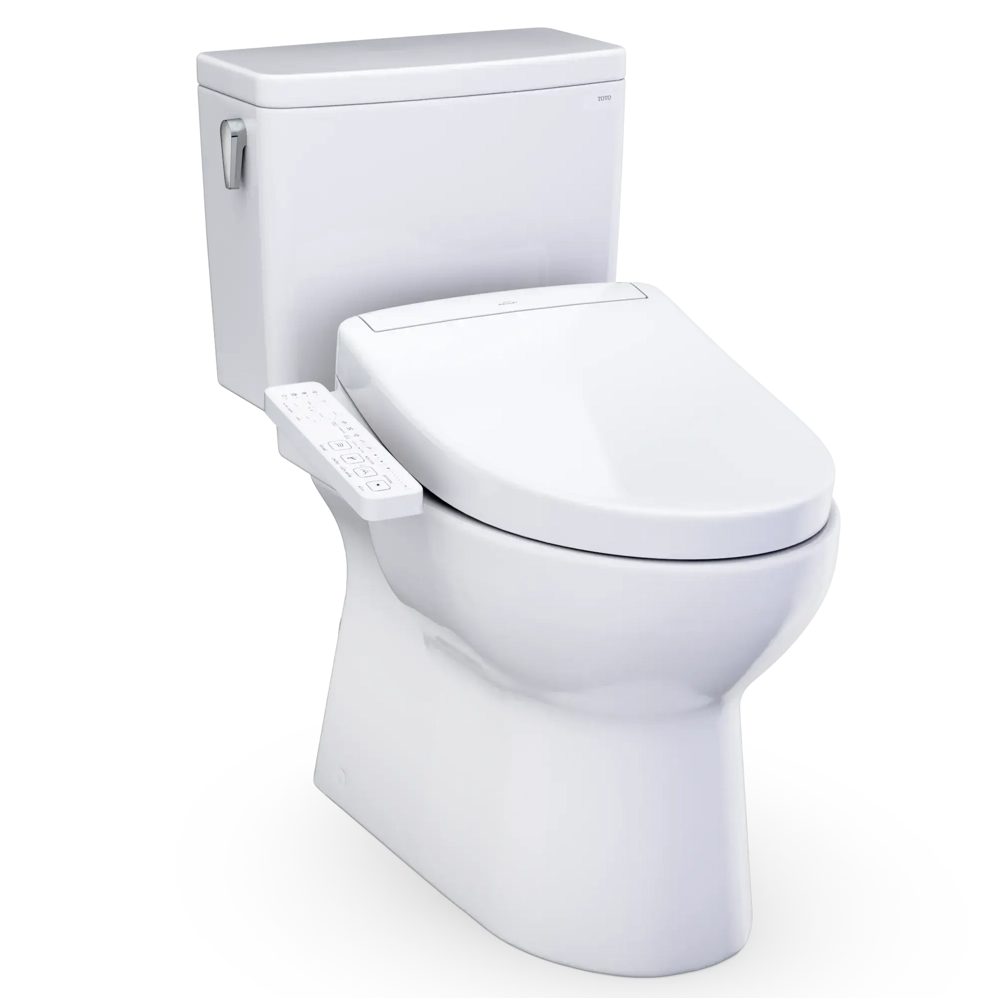 Toto Glaston Washlet S2 Two Piece Elongated Comfort Height Toilet White - Plumbing Market
