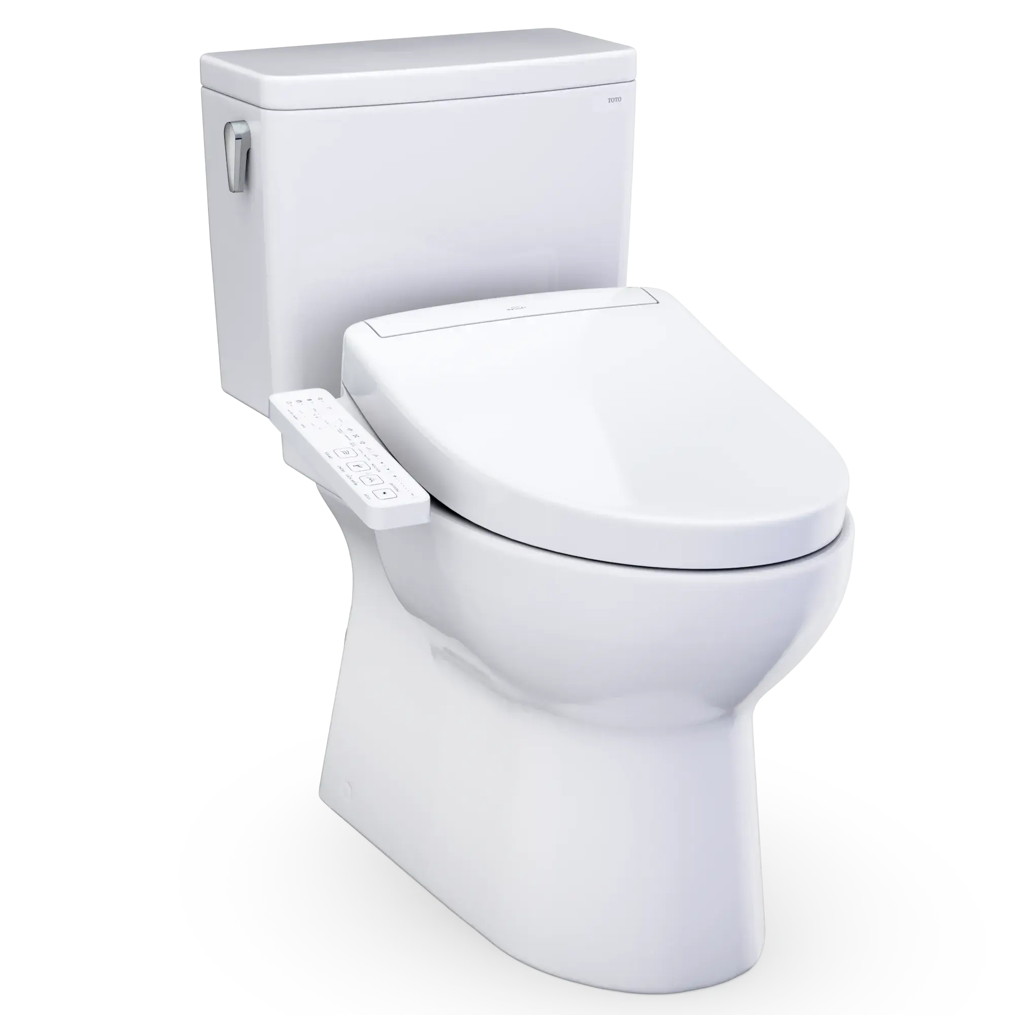 Toto Glaston Washlet S2 Two Piece Elongated Comfort Height Toilet White - Plumbing Market